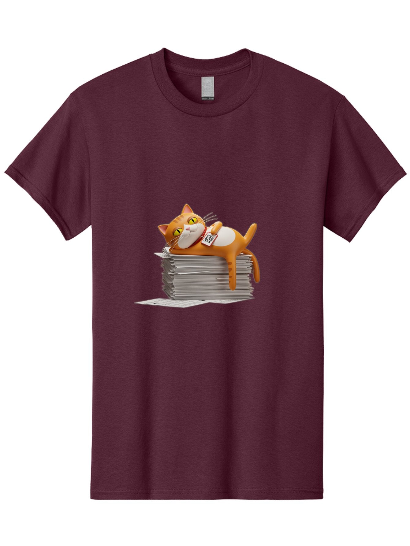 Garfield-On-Top-Of-Newspaper-Stack Men'S Graphic Tee, 100% Cotton, Comfortable Casual Summer Wear, Machine Washable, Vintage Camera, Old Camera, Antique Camera, Black Camera, Classic Photography, Photography Equipment, Nostalgic Device, Baq881 3