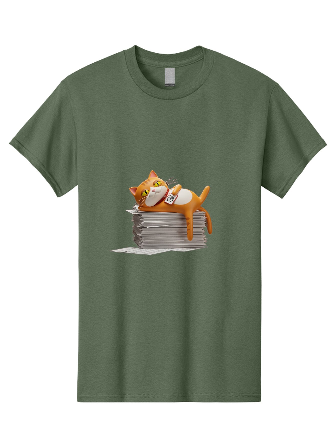 Garfield-On-Top-Of-Newspaper-Stack Men'S Graphic Tee, 100% Cotton, Comfortable Casual Summer Wear, Machine Washable, Vintage Camera, Old Camera, Antique Camera, Black Camera, Classic Photography, Photography Equipment, Nostalgic Device, Baq881 8