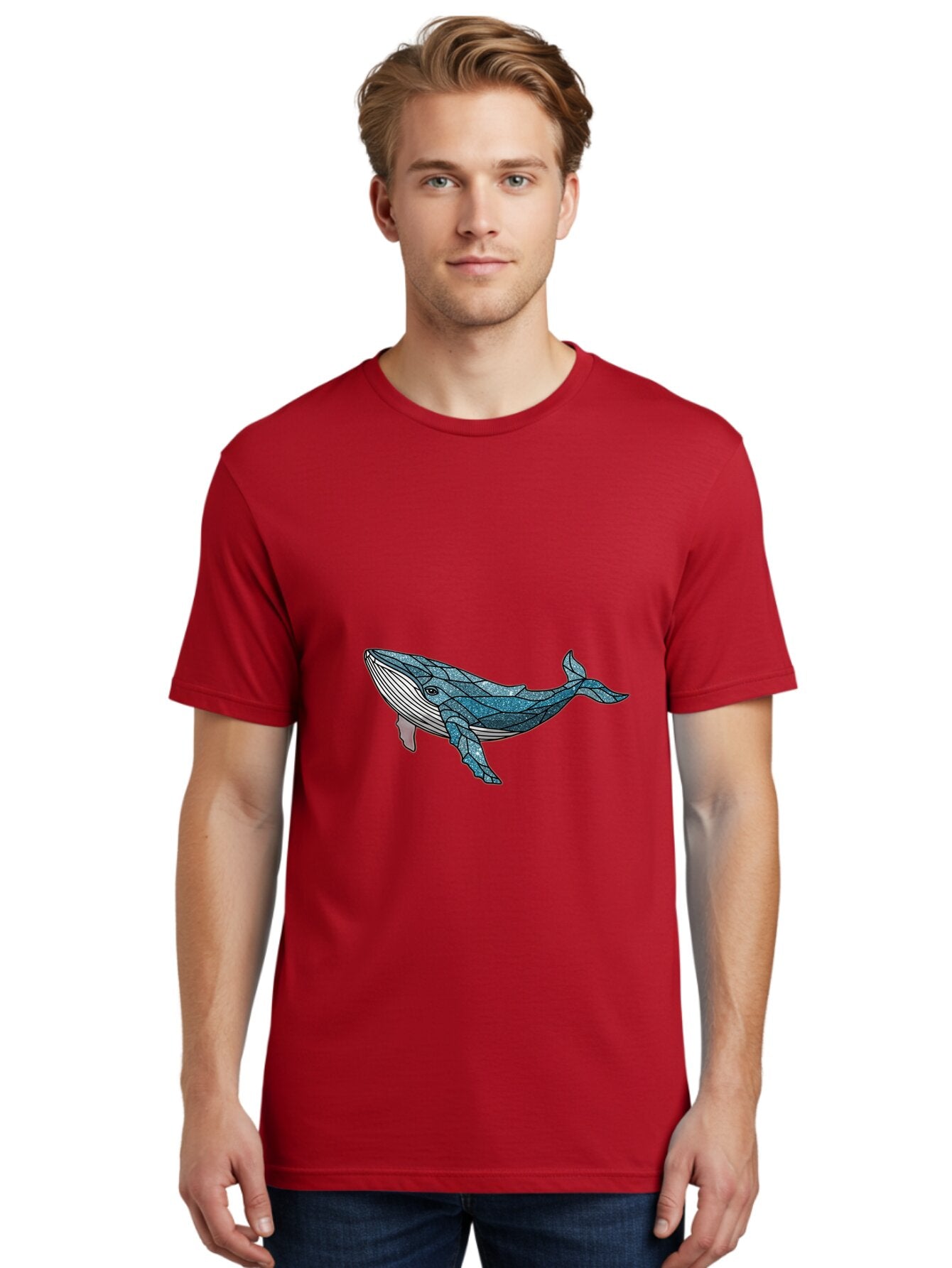 Geometric-Humpback-Whale Men'S Graphic Tee, 100% Cotton, Comfortable Casual Summer Wear, Machine Washable, Vintage Camera, Old Camera, Antique Camera, Black Camera, Classic Photography, Photography Equipment, Nostalgic Device, Film Camera, Baq883 16