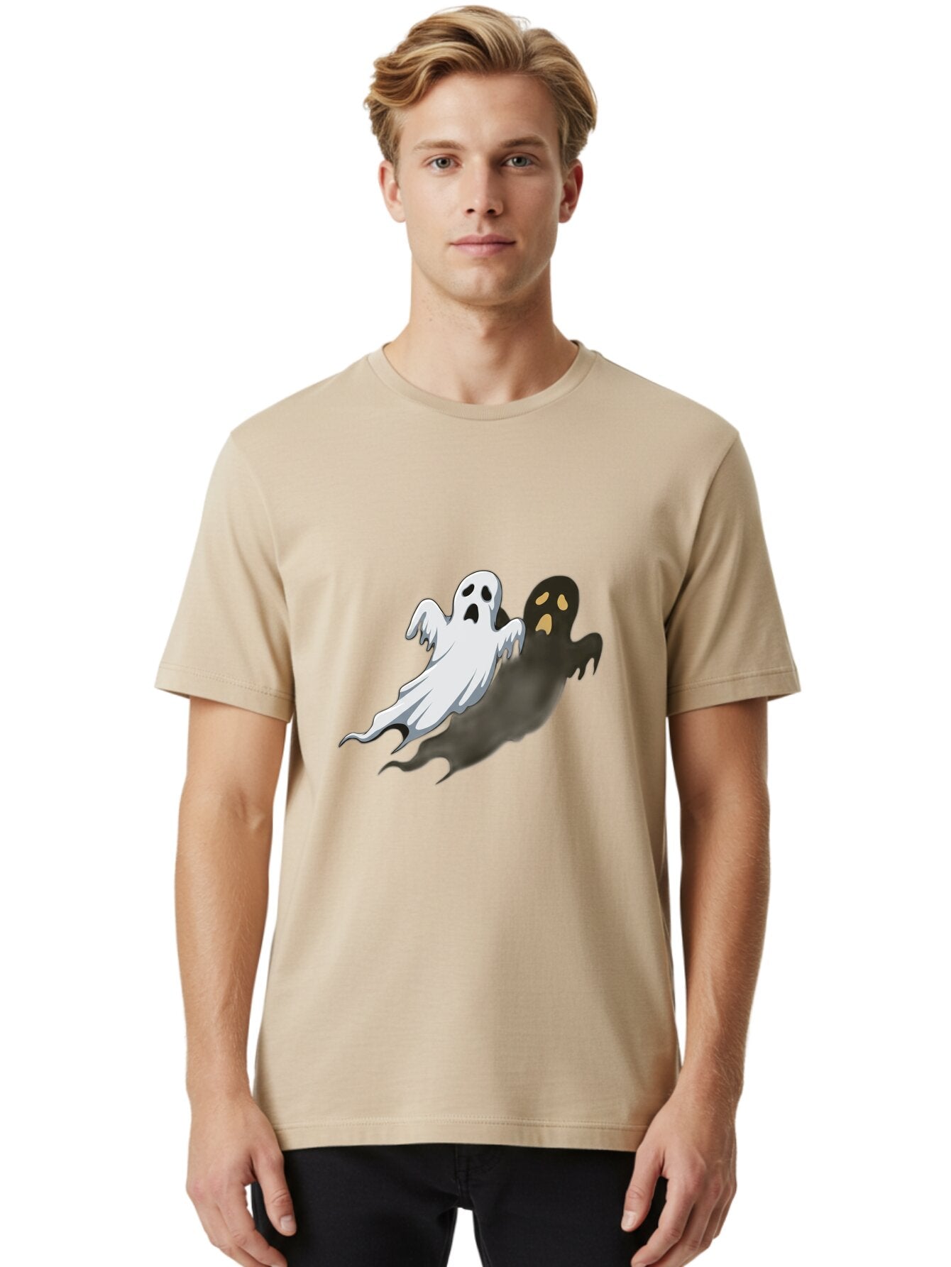Ghost-And-Shadow Men'S Graphic Tee, 100% Cotton, Comfortable Casual Summer Wear, Machine Washable, Vintage Camera, Old Camera, Antique Camera, Black Camera, Classic Photography, Photography Equipment, Nostalgic Device, Film Camera, Camera Art Baq884 25
