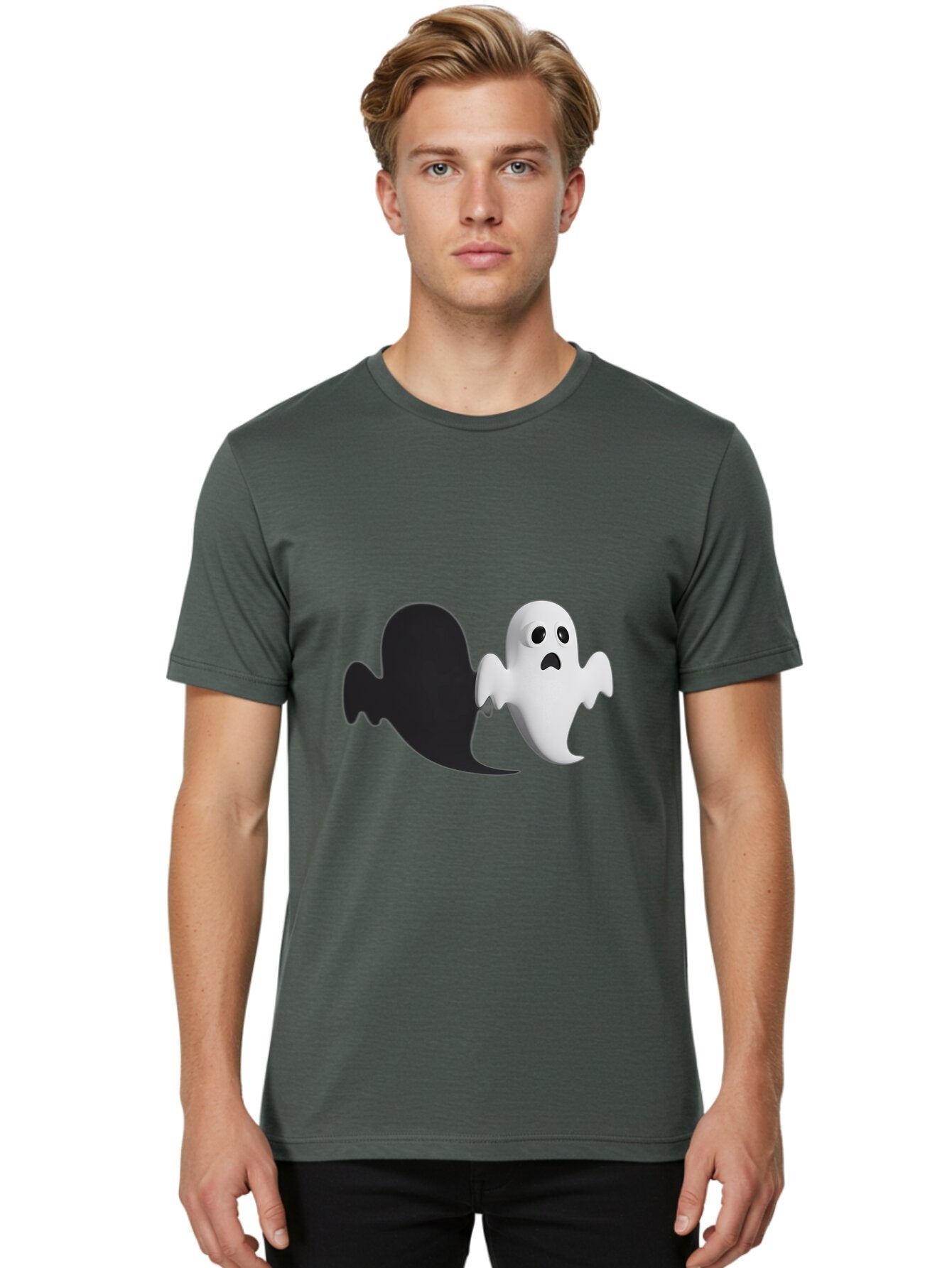 Ghost-Character Men'S Graphic Tee, 100% Cotton, Comfortable Casual Summer Wear, Machine Washable, Vintage Camera, Old Camera, Antique Camera, Black Camera, Classic Photography, Photography Equipment, Nostalgic Device, Film Camera, Camera Art Baq885 25