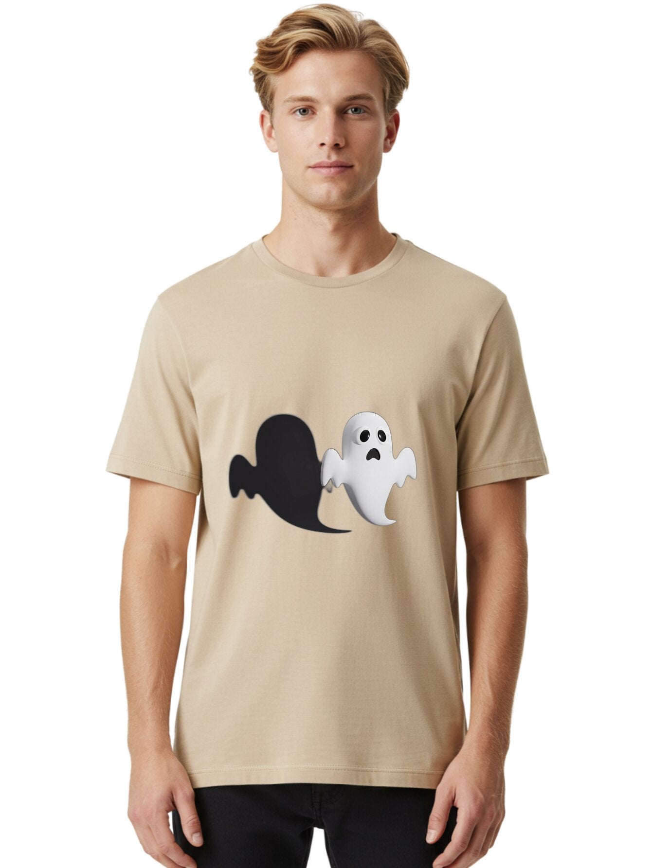 Ghost-Character Men'S Graphic Tee, 100% Cotton, Comfortable Casual Summer Wear, Machine Washable, Vintage Camera, Old Camera, Antique Camera, Black Camera, Classic Photography, Photography Equipment, Nostalgic Device, Film Camera, Camera Art Baq885 24