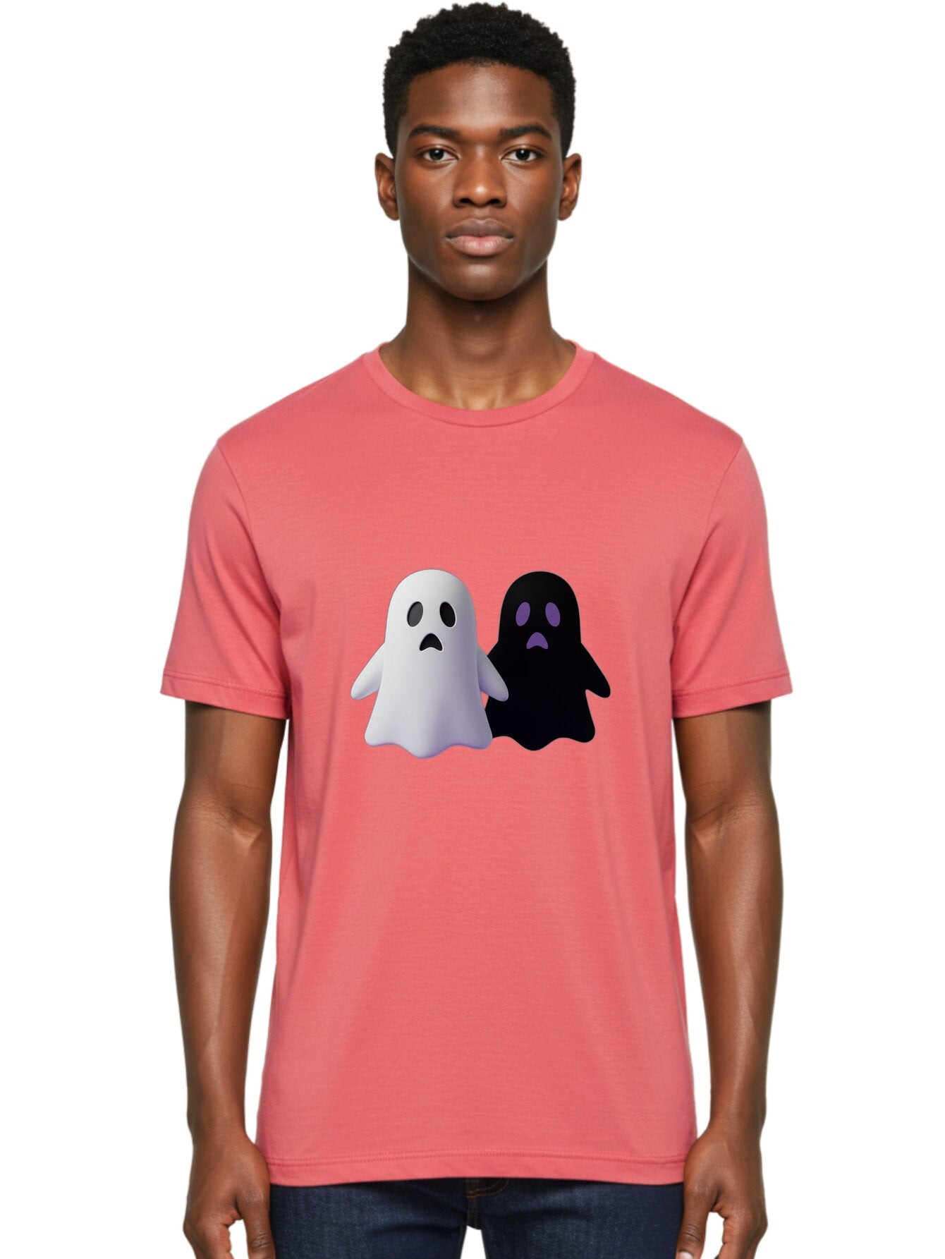 Ghost-Duo Men'S Graphic Tee, 100% Cotton, Comfortable Casual Summer Wear, Machine Washable, Vintage Camera, Old Camera, Antique Camera, Black Camera, Classic Photography, Photography Equipment, Nostalgic Device, Film Camera, Camera Art Baq886 16