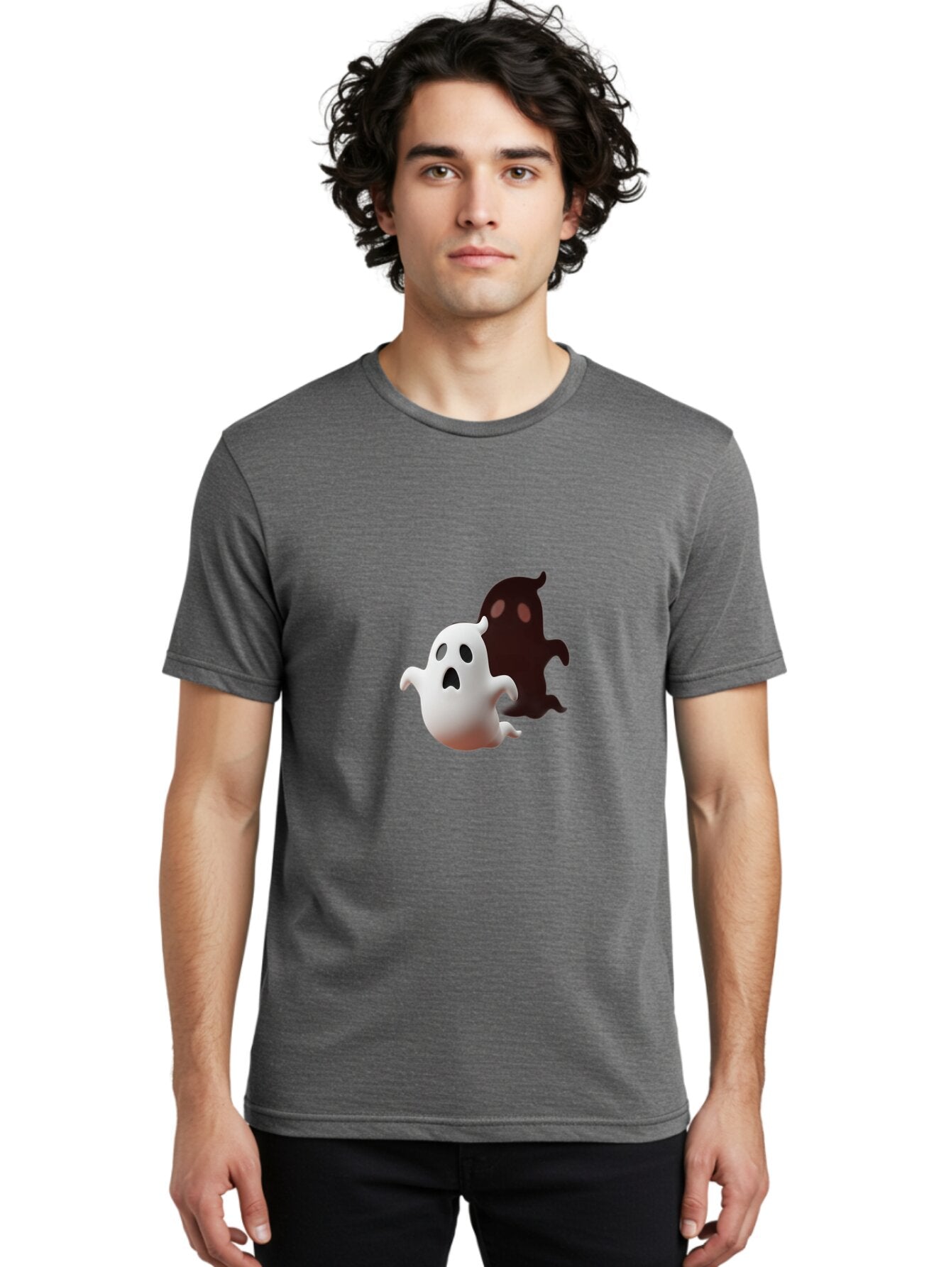 Ghost-Emoji Men'S Graphic Tee, 100% Cotton, Comfortable Casual Summer Wear, Machine Washable, Vintage Camera, Old Camera, Antique Camera, Black Camera, Classic Photography, Photography Equipment, Nostalgic Device, Film Camera, Camera Art Baq888 16