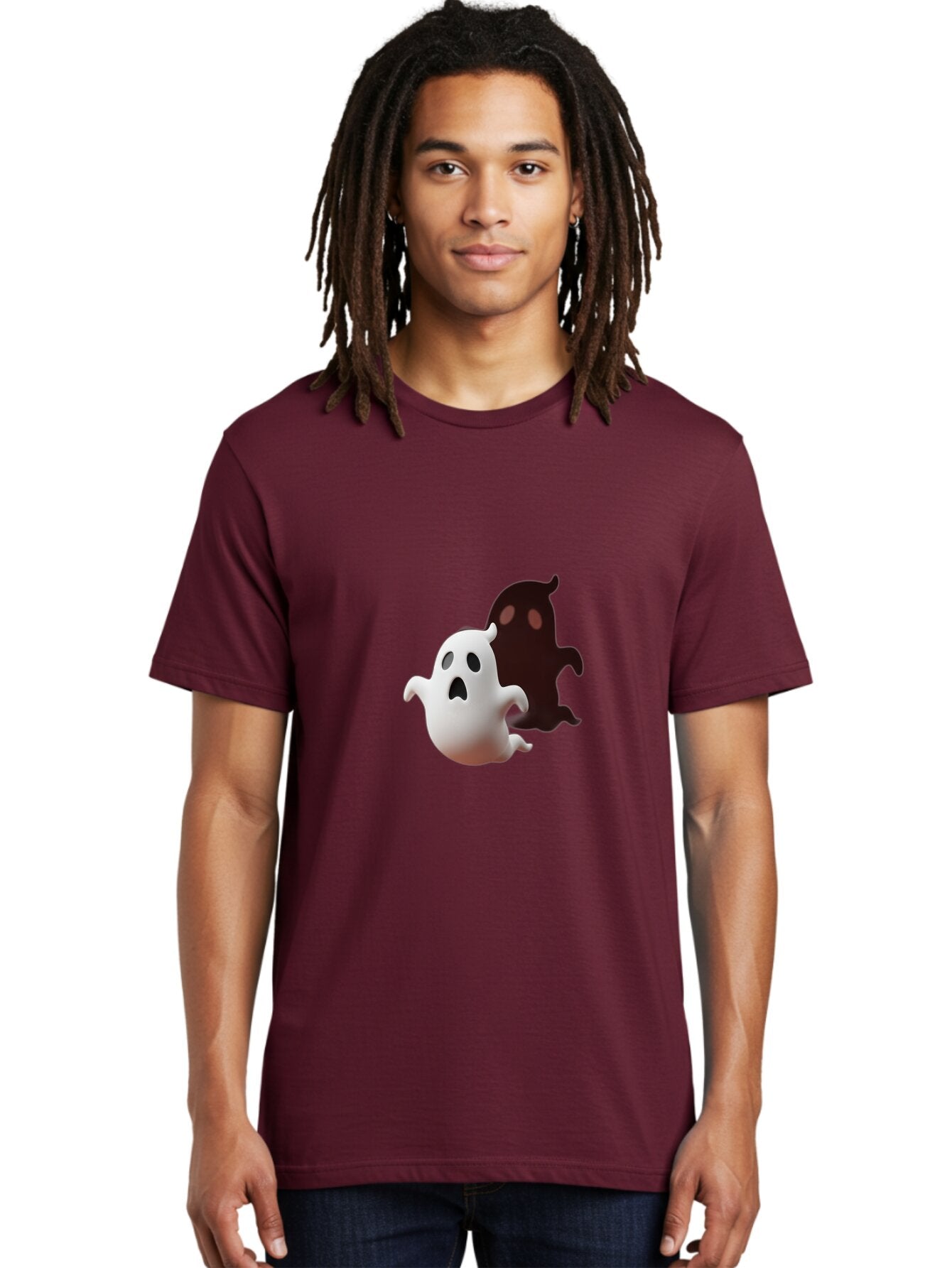 Ghost-Emoji Men'S Graphic Tee, 100% Cotton, Comfortable Casual Summer Wear, Machine Washable, Vintage Camera, Old Camera, Antique Camera, Black Camera, Classic Photography, Photography Equipment, Nostalgic Device, Film Camera, Camera Art Baq888 20