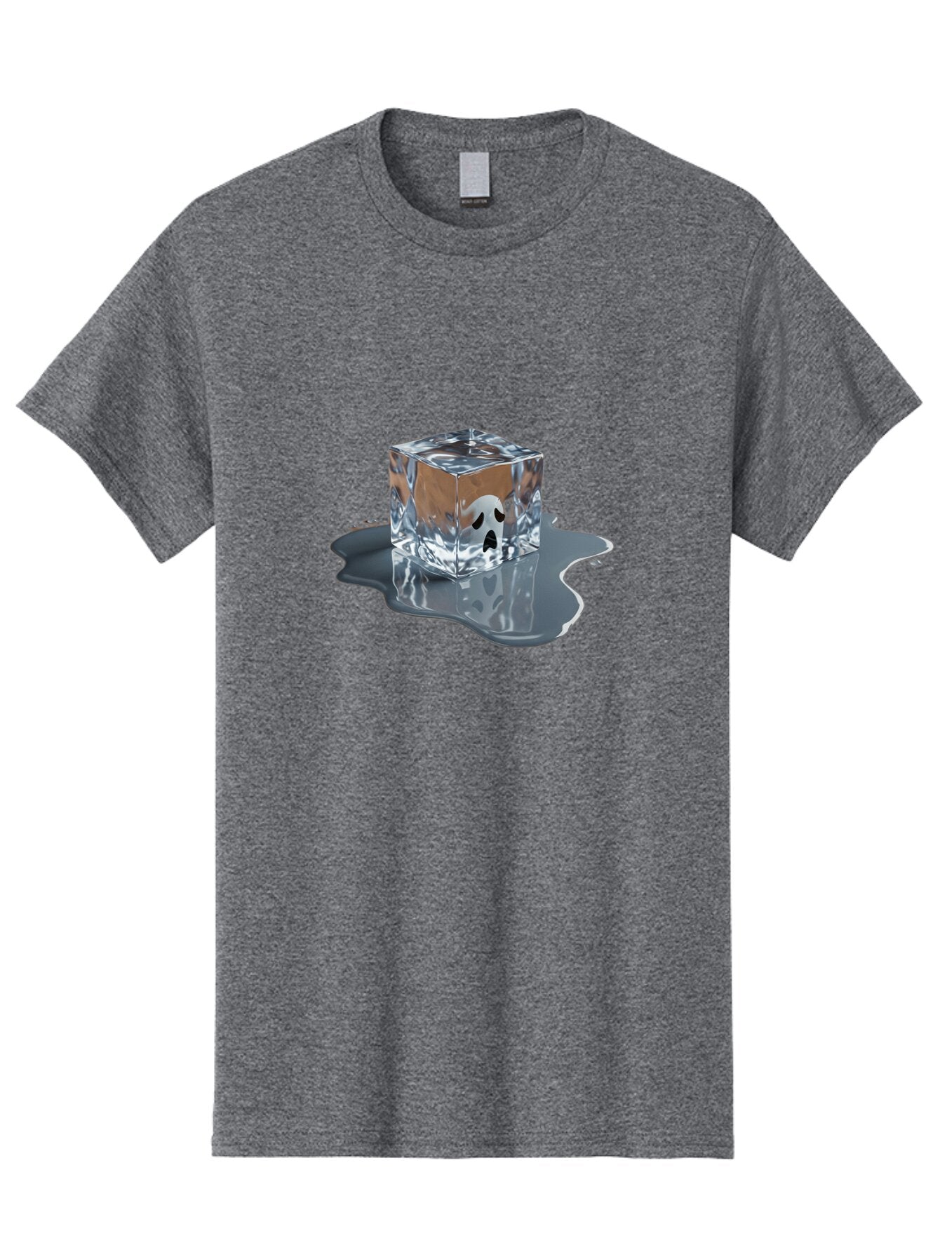 Ghost-In-Ice-Cube Men'S Graphic Tee, 100% Cotton, Comfortable Casual Summer Wear, Machine Washable, Vintage Camera, Old Camera, Antique Camera, Black Camera, Classic Photography, Photography Equipment, Nostalgic Device, Film Camera, Camera Art Baq889 12