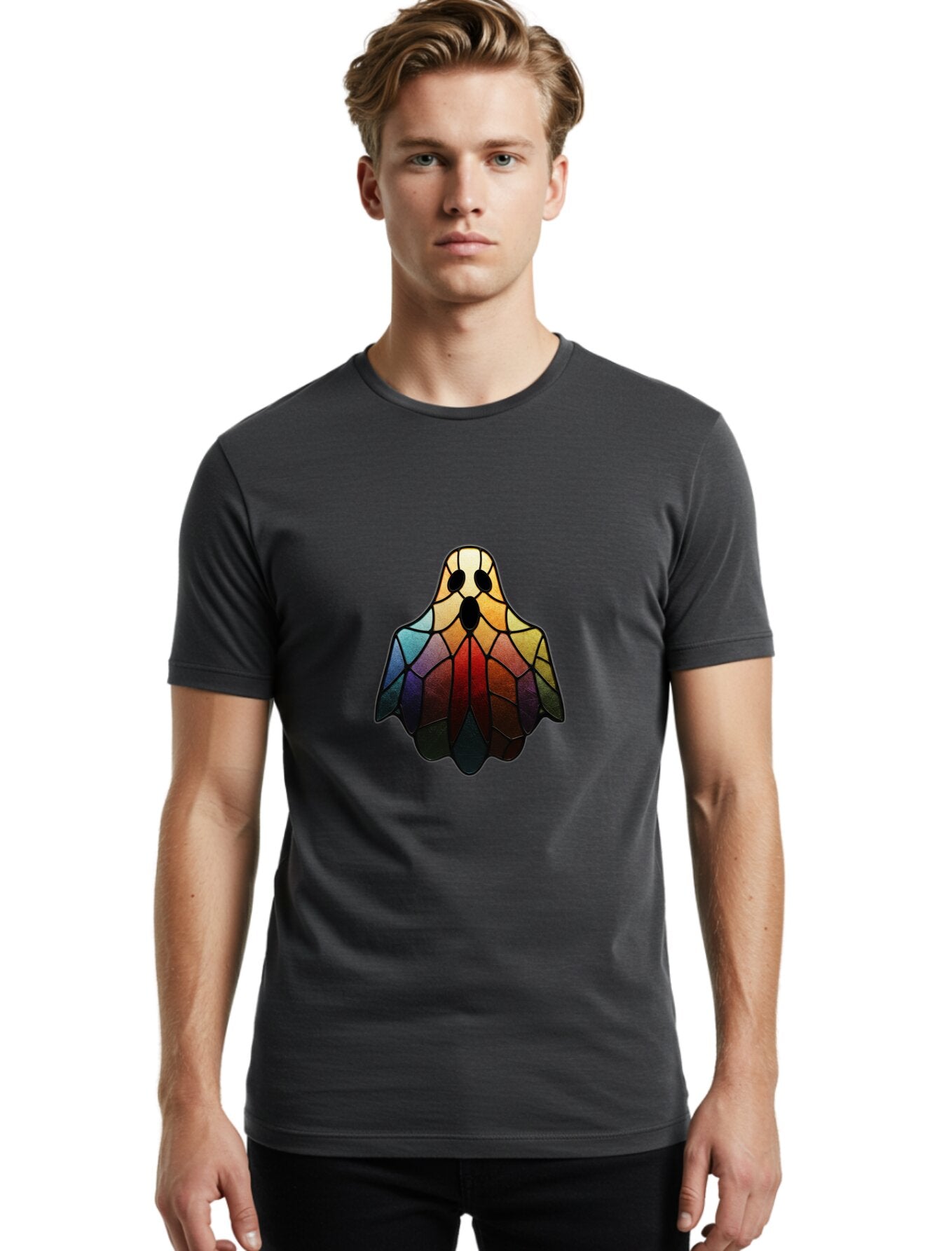Ghost-Mosaic Men'S Graphic Tee, 100% Cotton, Comfortable Casual Summer Wear, Machine Washable, Vintage Camera, Old Camera, Antique Camera, Black Camera, Classic Photography, Photography Equipment, Nostalgic Device, Film Camera, Camera Art Baq890 26
