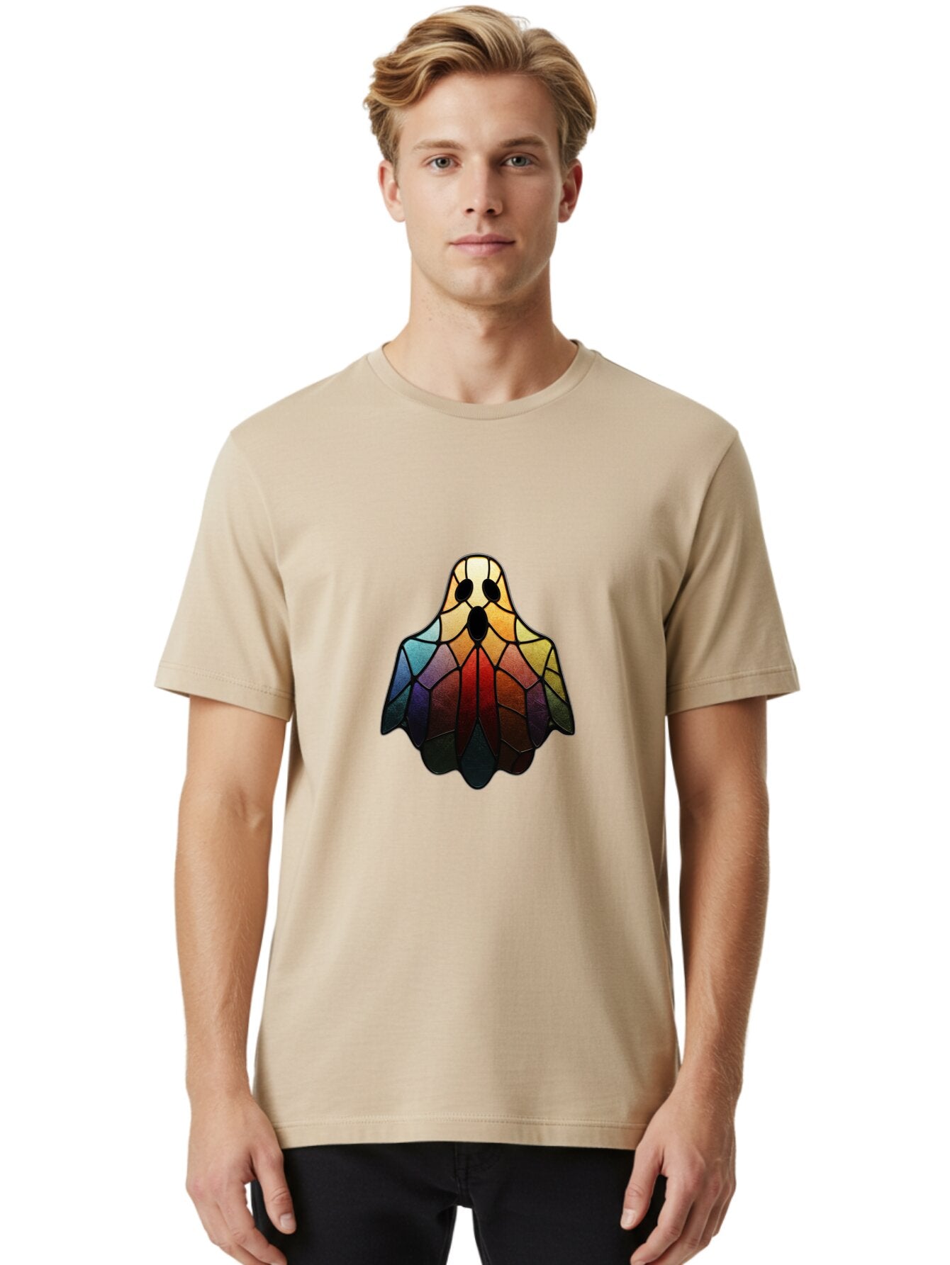 Ghost-Mosaic Men'S Graphic Tee, 100% Cotton, Comfortable Casual Summer Wear, Machine Washable, Vintage Camera, Old Camera, Antique Camera, Black Camera, Classic Photography, Photography Equipment, Nostalgic Device, Film Camera, Camera Art Baq890 22