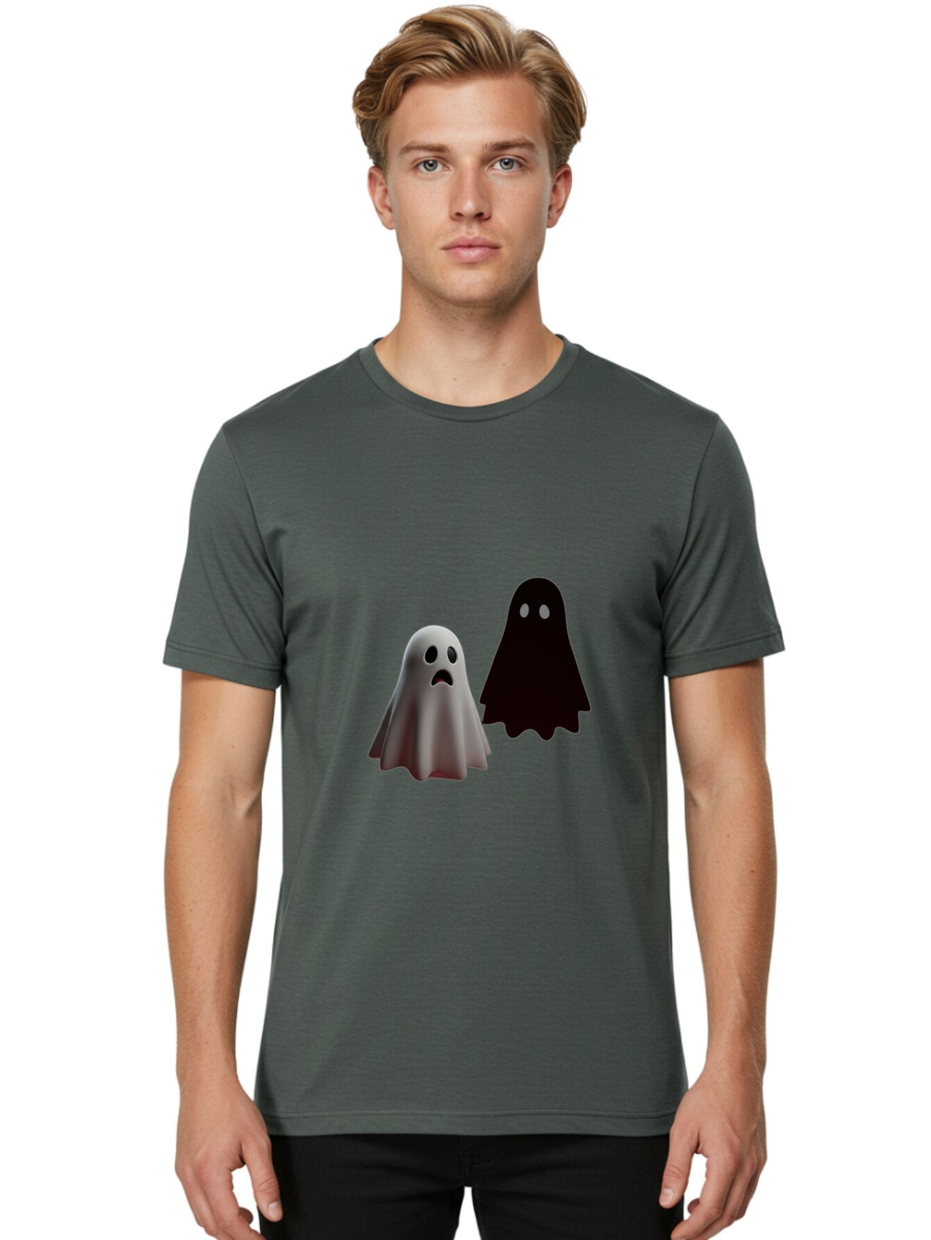 Ghosts-1 Men'S Graphic Tee, 100% Cotton, Comfortable Casual Summer Wear, Machine Washable, Vintage Camera, Old Camera, Antique Camera, Black Camera, Classic Photography, Photography Equipment, Nostalgic Device, Film Camera, Camera Art Baq891 30