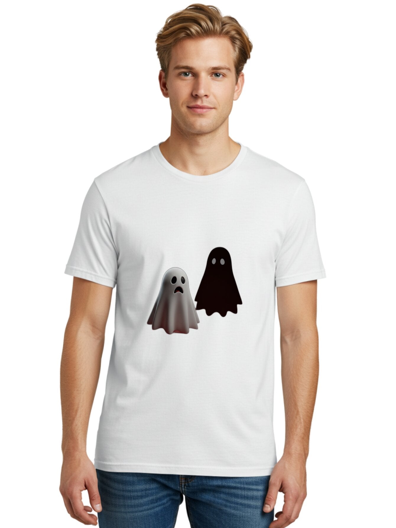Ghosts-1 Men'S Graphic Tee, 100% Cotton, Comfortable Casual Summer Wear, Machine Washable, Vintage Camera, Old Camera, Antique Camera, Black Camera, Classic Photography, Photography Equipment, Nostalgic Device, Film Camera, Camera Art Baq891 25