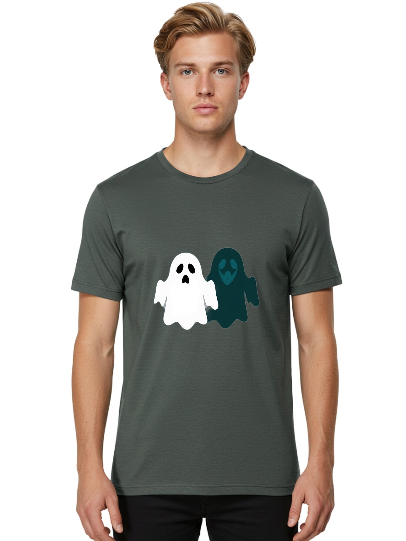 Ghosts Men'S Graphic Tee, 100% Cotton, Comfortable Casual Summer Wear, Machine Washable, Vintage Camera, Old Camera, Antique Camera, Black Camera, Classic Photography, Photography Equipment, Nostalgic Device, Film Camera, Camera Art Baq892 30