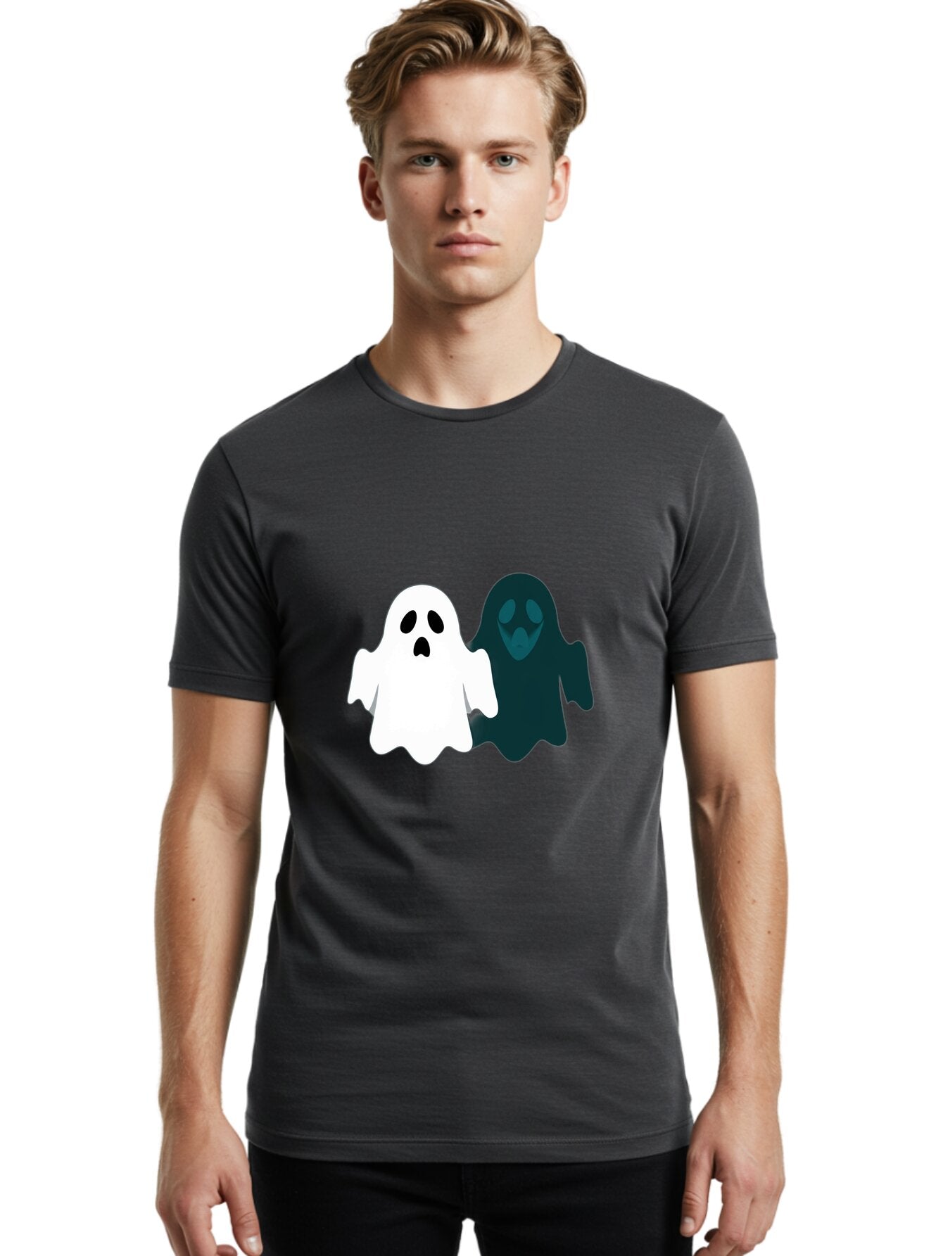 Ghosts Men'S Graphic Tee, 100% Cotton, Comfortable Casual Summer Wear, Machine Washable, Vintage Camera, Old Camera, Antique Camera, Black Camera, Classic Photography, Photography Equipment, Nostalgic Device, Film Camera, Camera Art Baq892 19