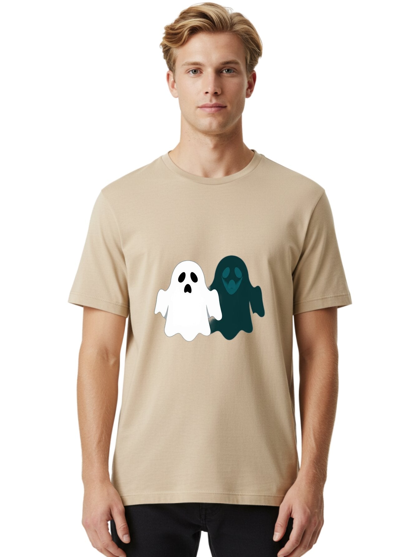 Ghosts Men'S Graphic Tee, 100% Cotton, Comfortable Casual Summer Wear, Machine Washable, Vintage Camera, Old Camera, Antique Camera, Black Camera, Classic Photography, Photography Equipment, Nostalgic Device, Film Camera, Camera Art Baq892 28