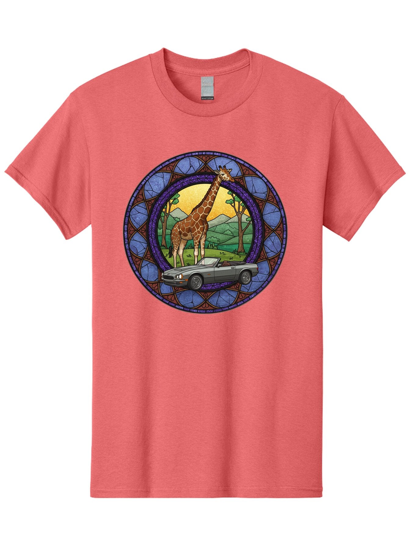 Giraffe-And-Convertible-Car Men'S Graphic Tee, 100% Cotton, Comfortable Casual Summer Wear, Machine Washable, Vintage Camera, Old Camera, Antique Camera, Black Camera, Classic Photography, Photography Equipment, Nostalgic Device, Film Camera, Baq893 11