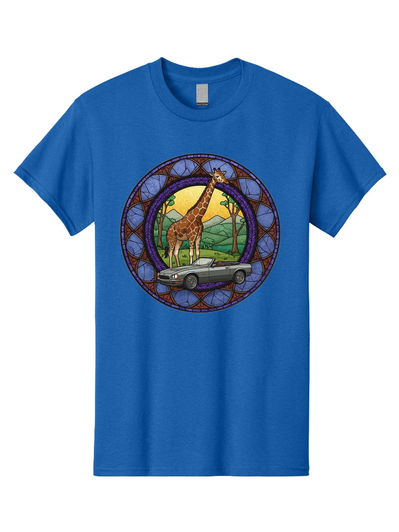 Giraffe-And-Convertible-Car Men'S Graphic Tee, 100% Cotton, Comfortable Casual Summer Wear, Machine Washable, Vintage Camera, Old Camera, Antique Camera, Black Camera, Classic Photography, Photography Equipment, Nostalgic Device, Film Camera, Baq893 14