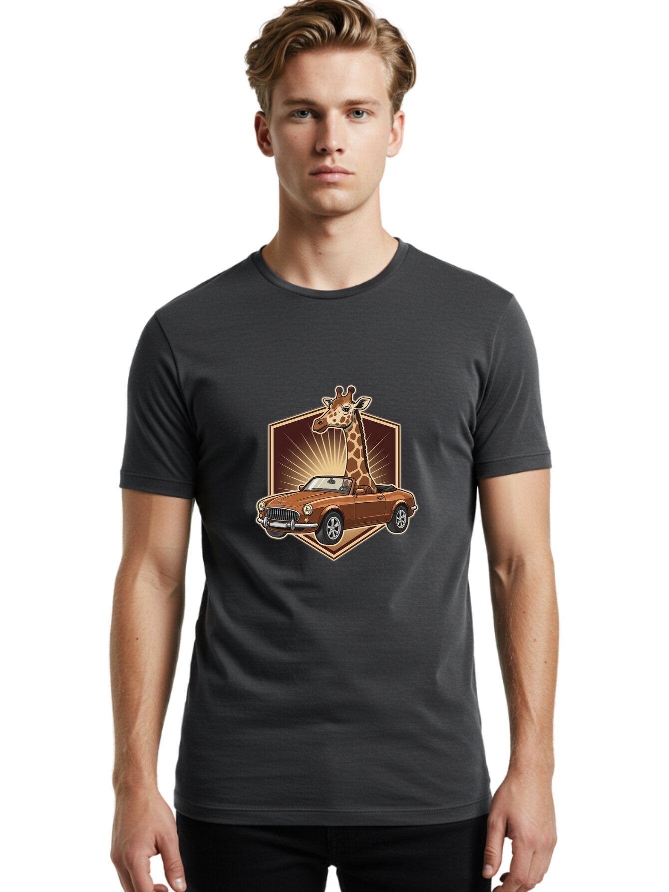 Giraffe-Convertible-1 Men'S Graphic Tee, 100% Cotton, Comfortable Casual Summer Wear, Machine Washable, Vintage Camera, Old Camera, Antique Camera, Black Camera, Classic Photography, Photography Equipment, Nostalgic Device, Film Camera, Baq894 16