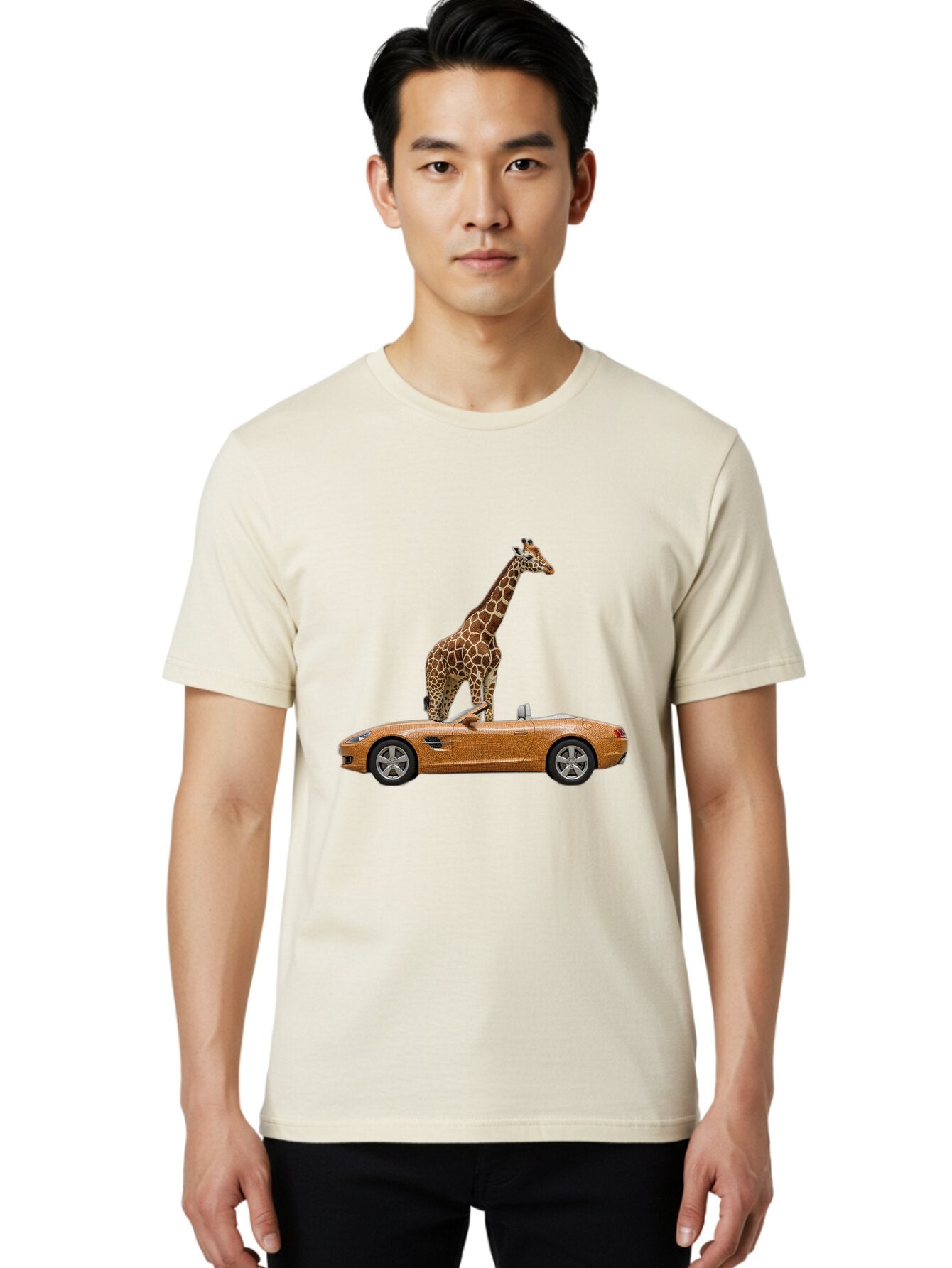 Giraffe-Convertible Men'S Graphic Tee, 100% Cotton, Comfortable Casual Summer Wear, Machine Washable, Vintage Camera, Old Camera, Antique Camera, Black Camera, Classic Photography, Photography Equipment, Nostalgic Device, Film Camera, Baq895 24