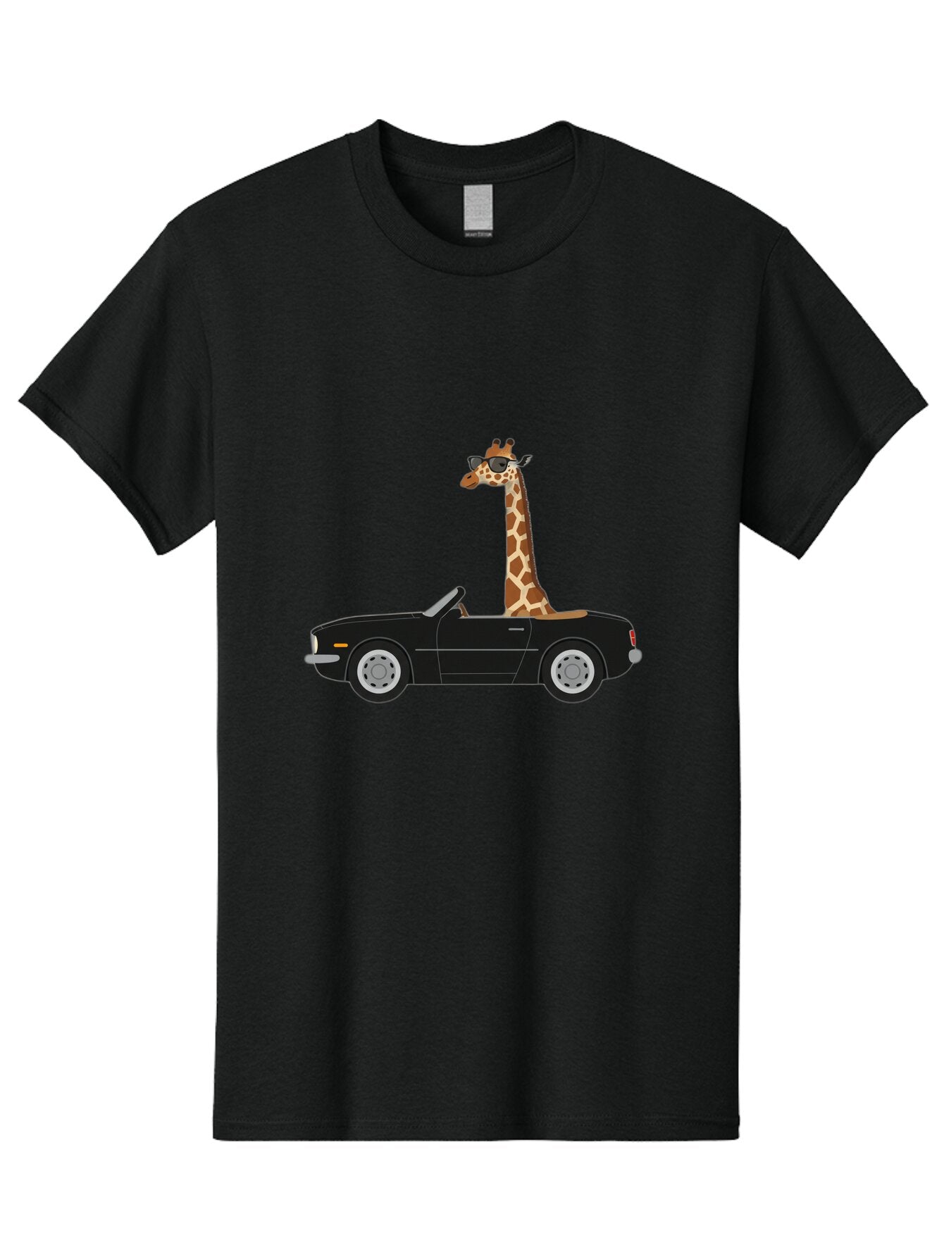 Giraffe-In-Convertible Men'S Graphic Tee, 100% Cotton, Comfortable Casual Summer Wear, Machine Washable, Vintage Camera, Old Camera, Antique Camera, Black Camera, Classic Photography, Photography Equipment, Nostalgic Device, Film Camera, Baq900 15