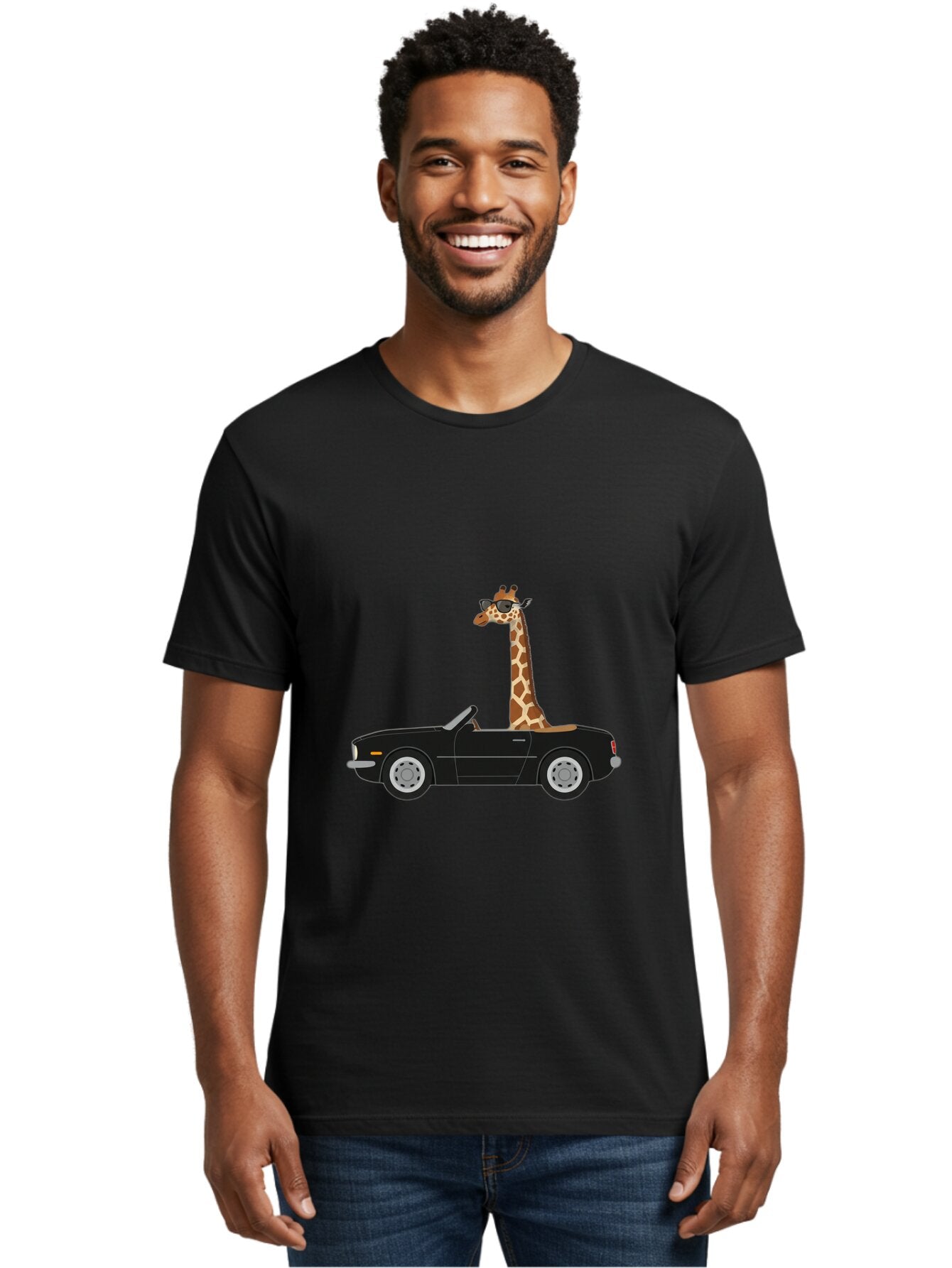 Giraffe-In-Convertible Men'S Graphic Tee, 100% Cotton, Comfortable Casual Summer Wear, Machine Washable, Vintage Camera, Old Camera, Antique Camera, Black Camera, Classic Photography, Photography Equipment, Nostalgic Device, Film Camera, Baq900 30
