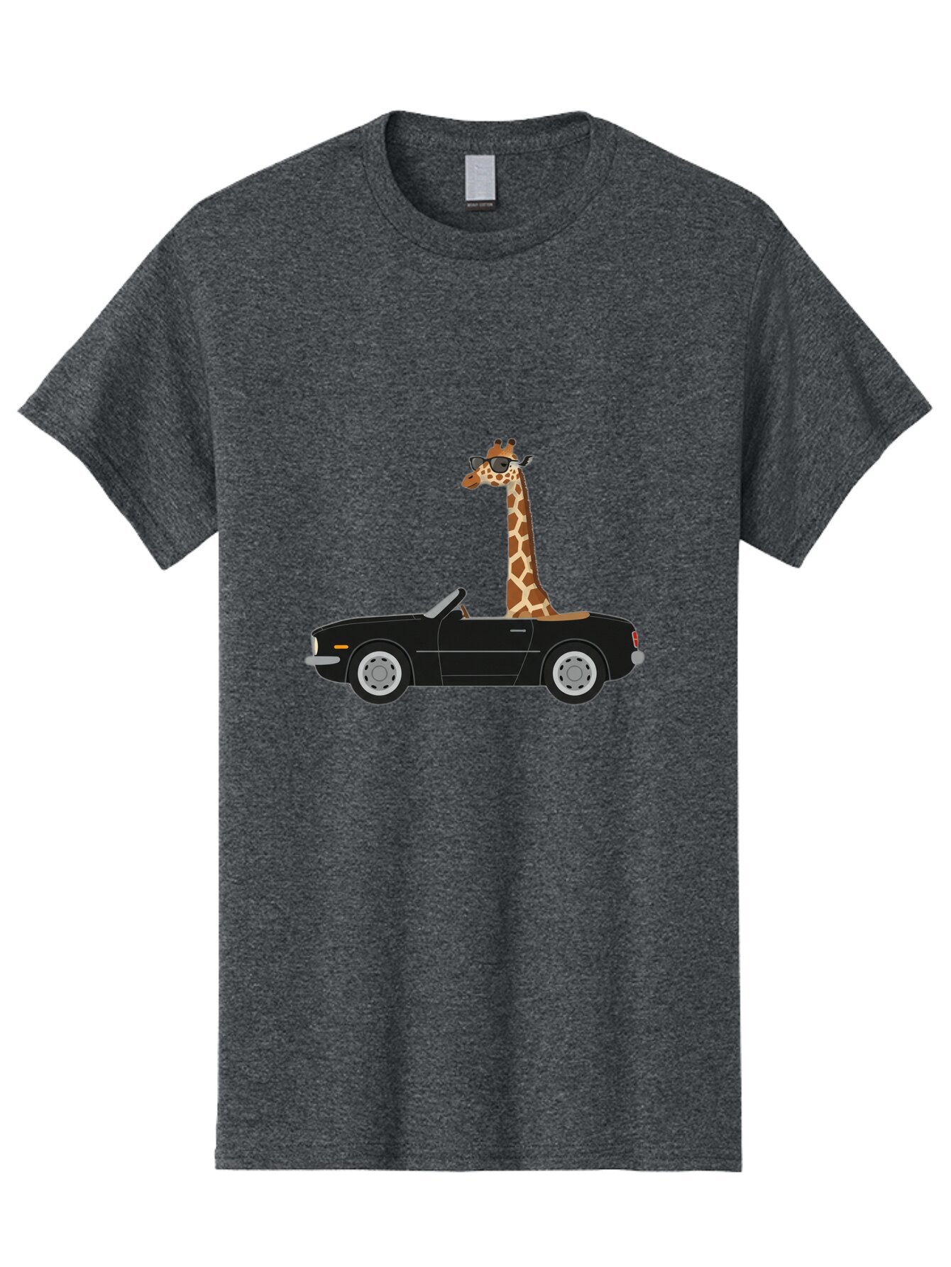 Giraffe-In-Convertible Men'S Graphic Tee, 100% Cotton, Comfortable Casual Summer Wear, Machine Washable, Vintage Camera, Old Camera, Antique Camera, Black Camera, Classic Photography, Photography Equipment, Nostalgic Device, Film Camera, Baq900 13