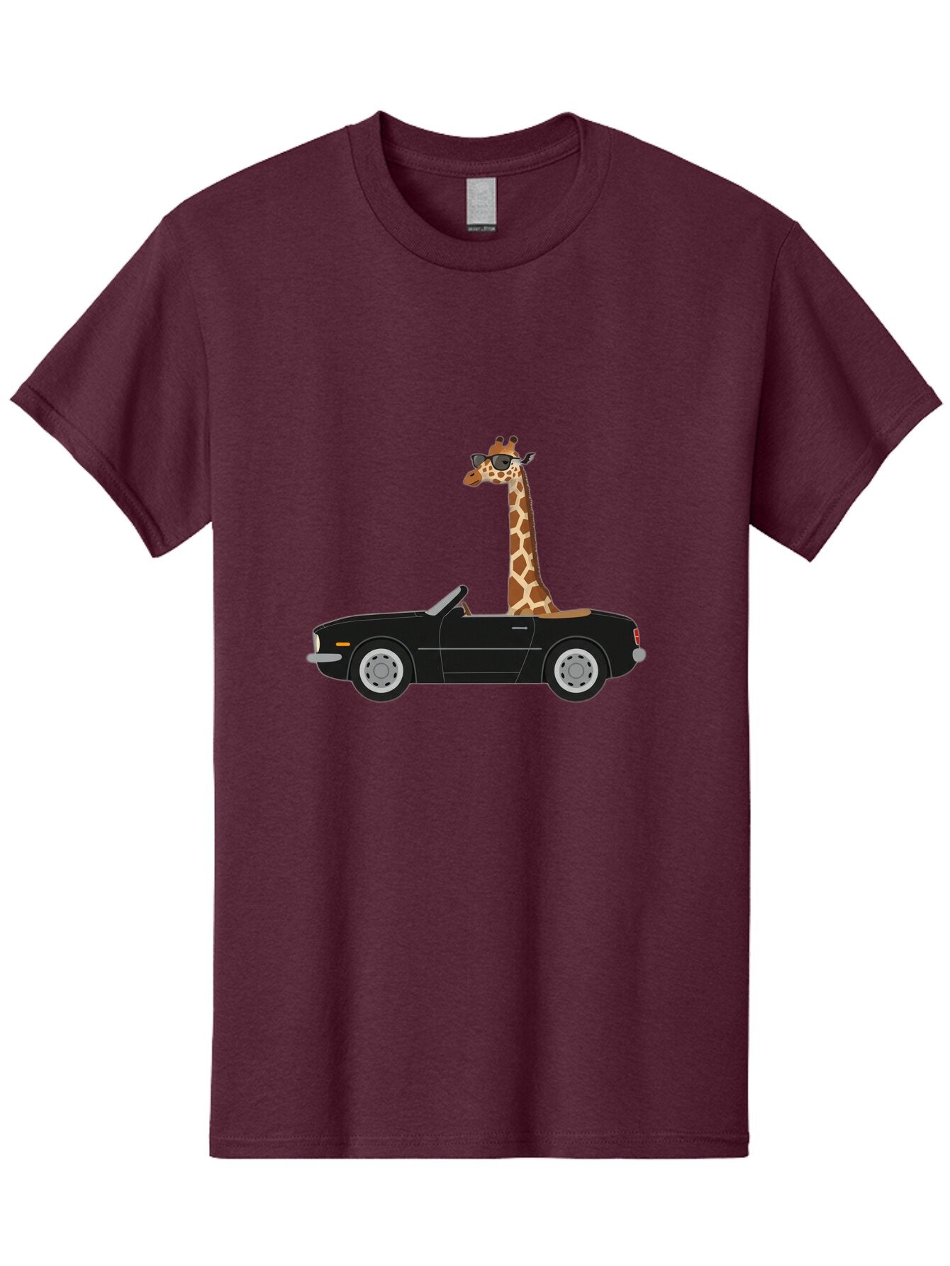 Giraffe-In-Convertible Men'S Graphic Tee, 100% Cotton, Comfortable Casual Summer Wear, Machine Washable, Vintage Camera, Old Camera, Antique Camera, Black Camera, Classic Photography, Photography Equipment, Nostalgic Device, Film Camera, Baq900 5