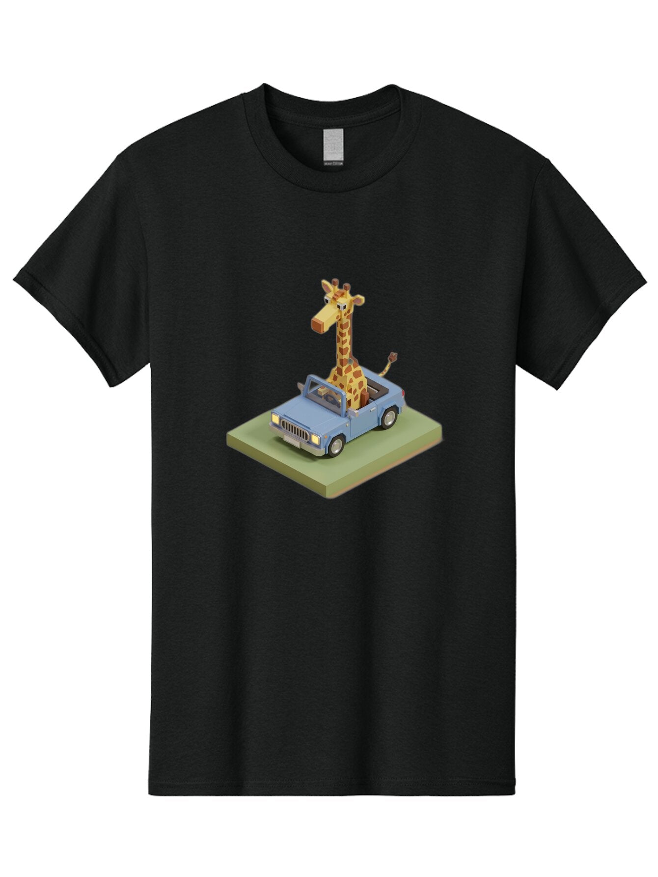 Giraffe-In-Jeep Men'S Graphic Tee, 100% Cotton, Comfortable Casual Summer Wear, Machine Washable, Vintage Camera, Old Camera, Antique Camera, Black Camera, Classic Photography, Photography Equipment, Nostalgic Device, Film Camera, Camera Art Baq901 5