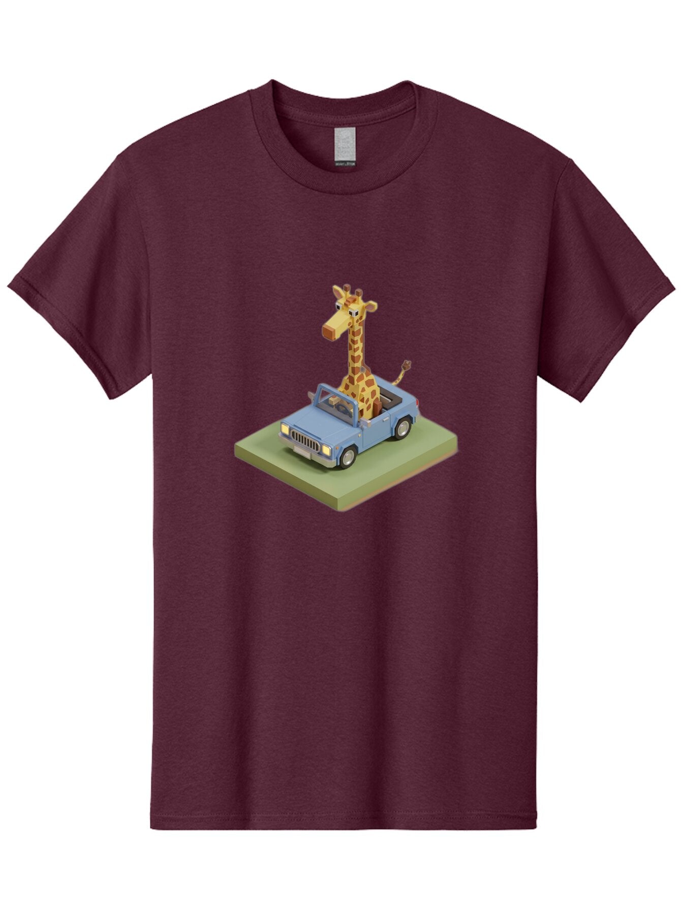 Giraffe-In-Jeep Men'S Graphic Tee, 100% Cotton, Comfortable Casual Summer Wear, Machine Washable, Vintage Camera, Old Camera, Antique Camera, Black Camera, Classic Photography, Photography Equipment, Nostalgic Device, Film Camera, Camera Art Baq901 1