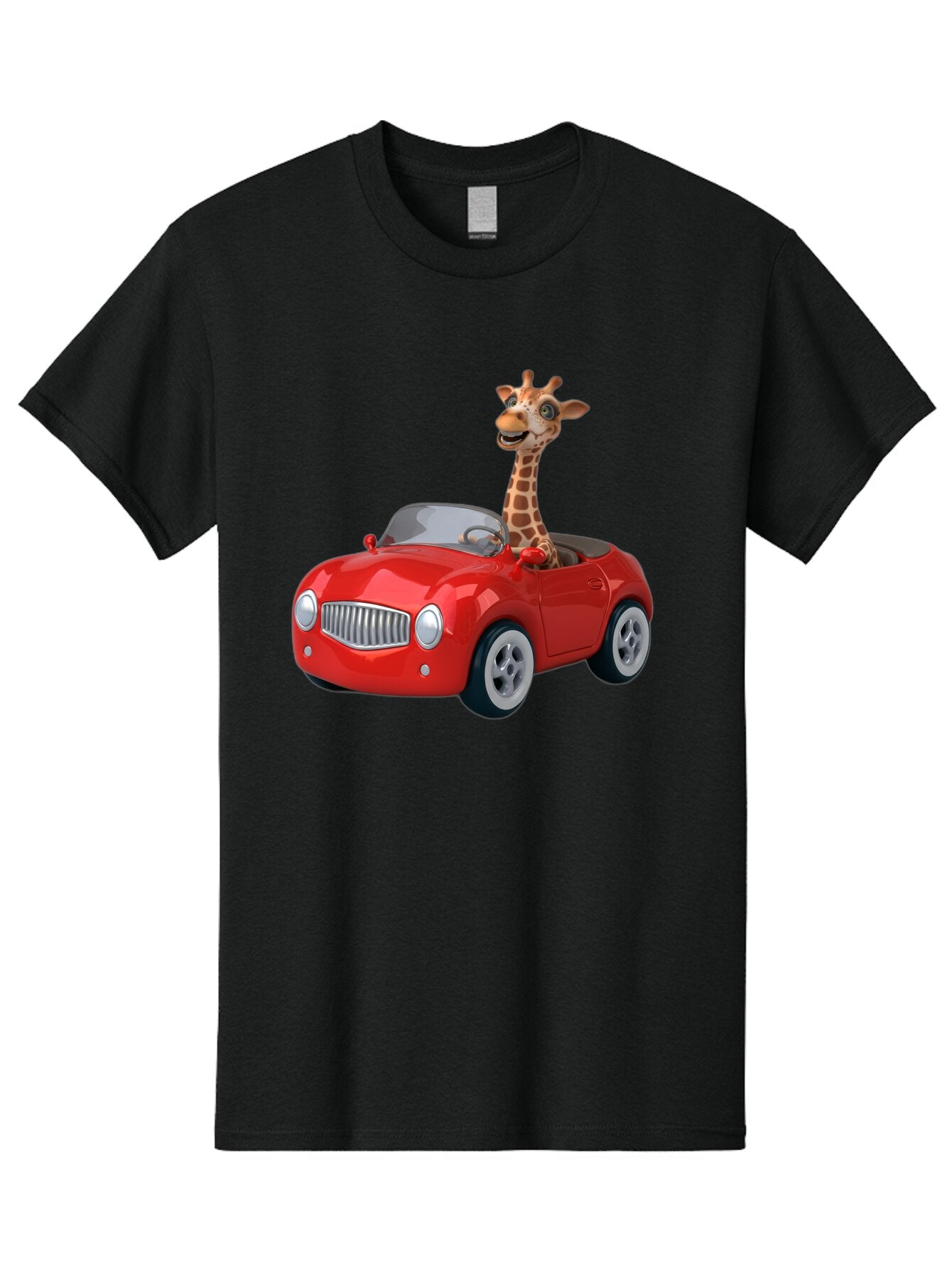 Giraffe-In-Red-Car Men'S Graphic Tee, 100% Cotton, Comfortable Casual Summer Wear, Machine Washable, Vintage Camera, Old Camera, Antique Camera, Black Camera, Classic Photography, Photography Equipment, Nostalgic Device, Film Camera, Baq902 15