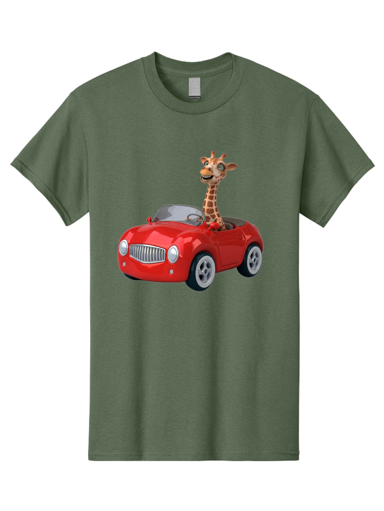 Giraffe-In-Red-Car Men'S Graphic Tee, 100% Cotton, Comfortable Casual Summer Wear, Machine Washable, Vintage Camera, Old Camera, Antique Camera, Black Camera, Classic Photography, Photography Equipment, Nostalgic Device, Film Camera, Baq902 12