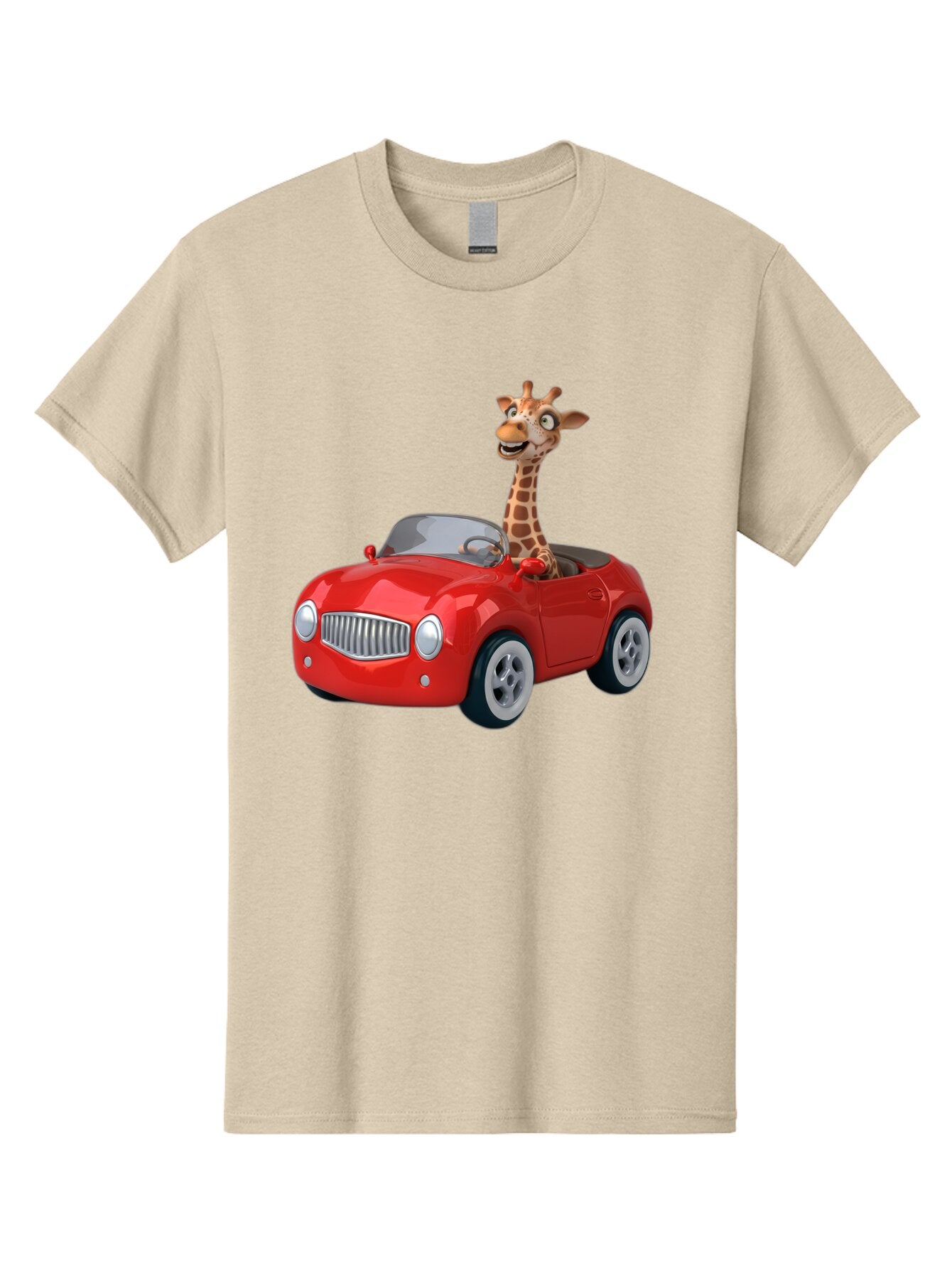 Giraffe-In-Red-Car Men'S Graphic Tee, 100% Cotton, Comfortable Casual Summer Wear, Machine Washable, Vintage Camera, Old Camera, Antique Camera, Black Camera, Classic Photography, Photography Equipment, Nostalgic Device, Film Camera, Baq902 3
