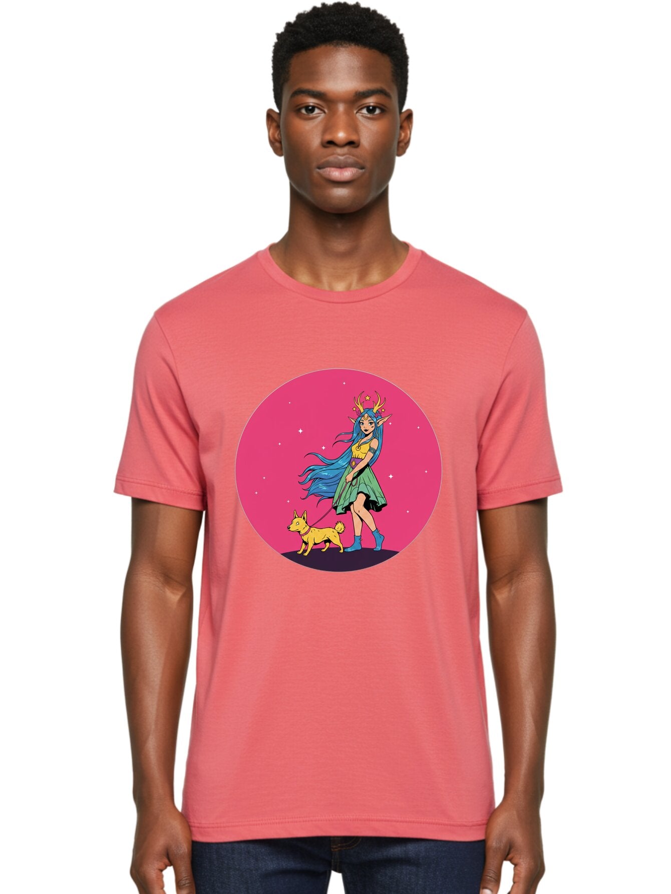 Girl-Walking-Dog Men'S Graphic Tee, 100% Cotton, Comfortable Casual Summer Wear, Machine Washable, Vintage Camera, Old Camera, Antique Camera, Black Camera, Classic Photography, Photography Equipment, Nostalgic Device, Film Camera, Camera Art Baq905 25