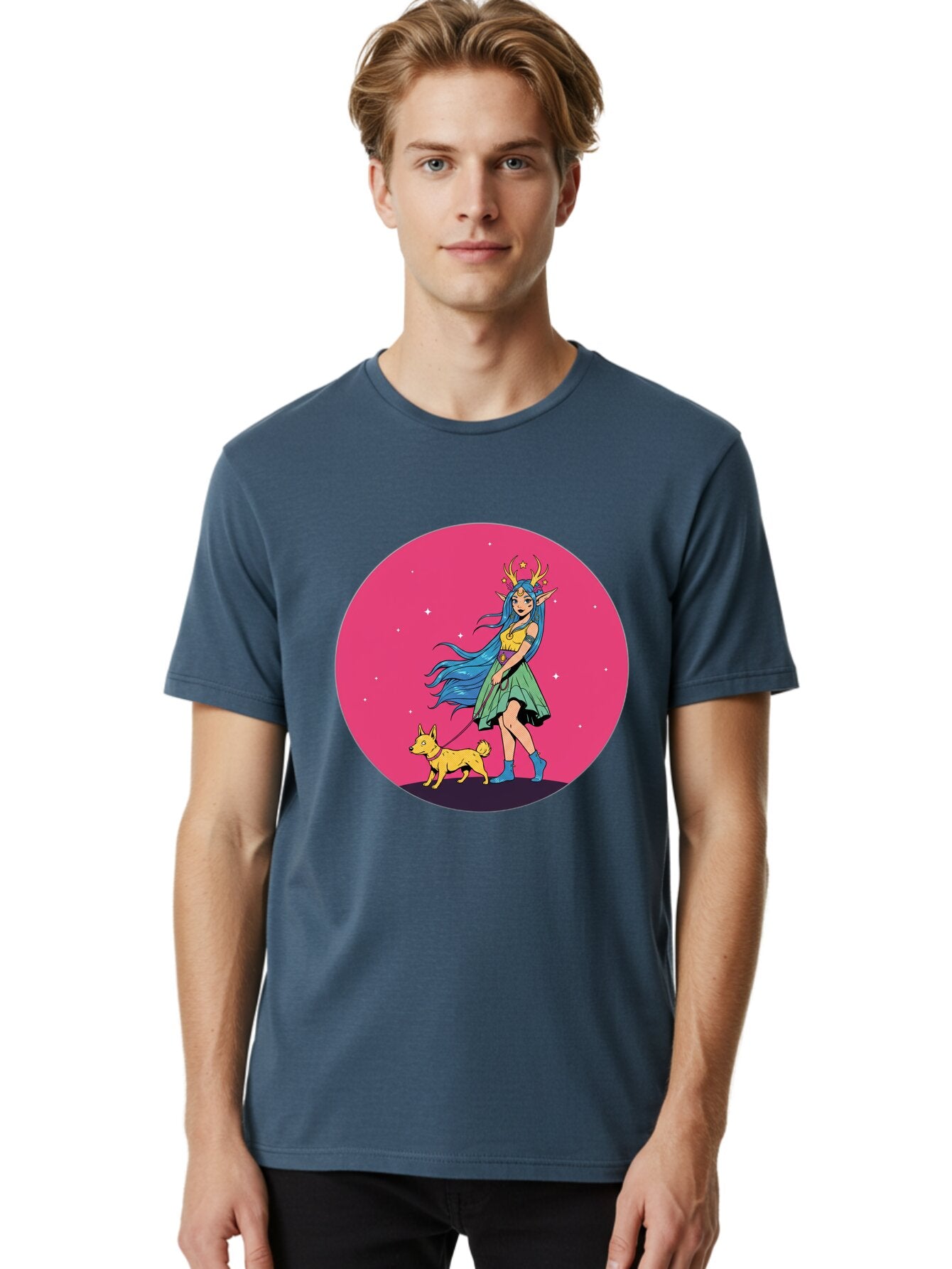 Girl-Walking-Dog Men'S Graphic Tee, 100% Cotton, Comfortable Casual Summer Wear, Machine Washable, Vintage Camera, Old Camera, Antique Camera, Black Camera, Classic Photography, Photography Equipment, Nostalgic Device, Film Camera, Camera Art Baq905 20