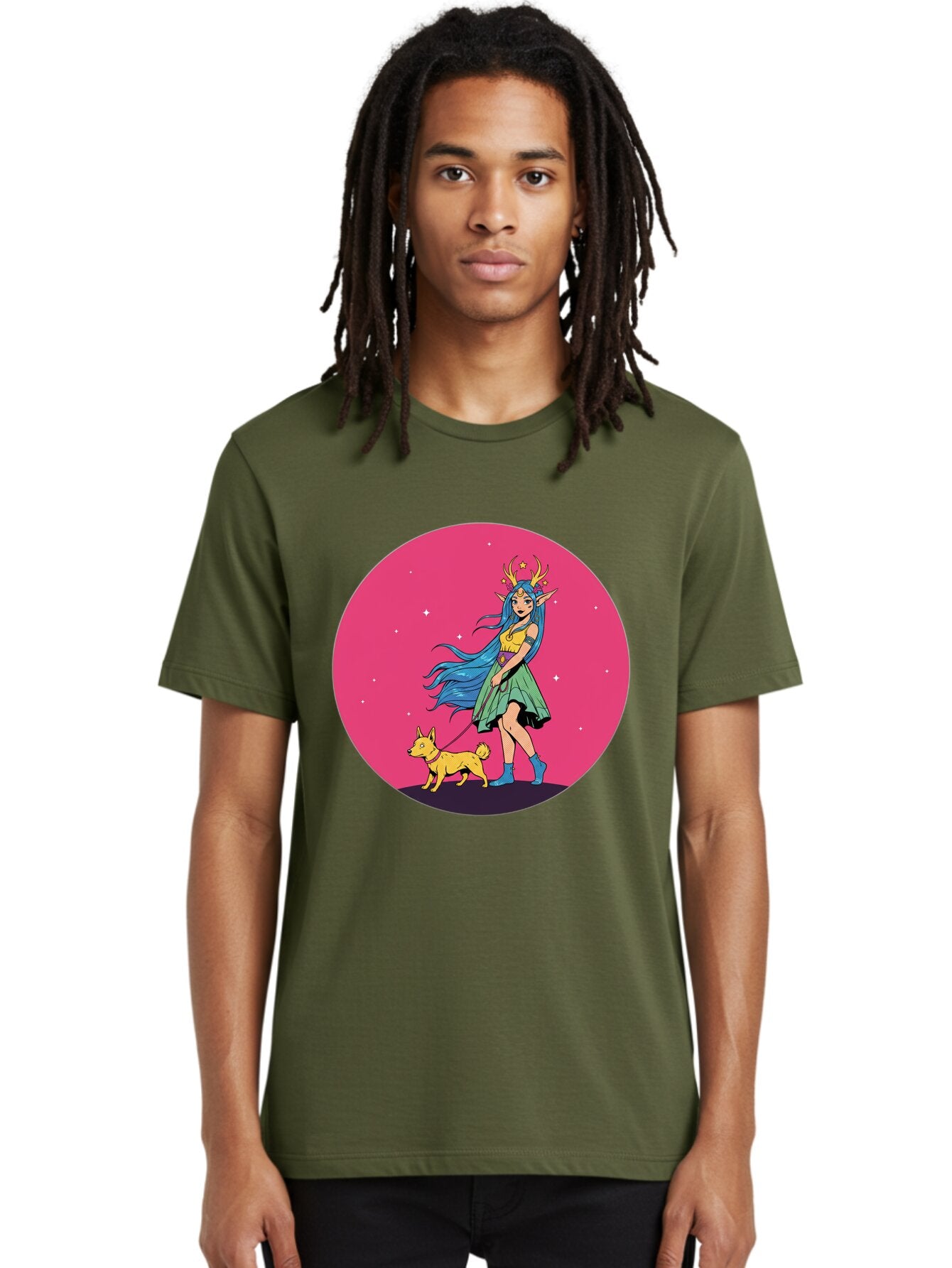 Girl-Walking-Dog Men'S Graphic Tee, 100% Cotton, Comfortable Casual Summer Wear, Machine Washable, Vintage Camera, Old Camera, Antique Camera, Black Camera, Classic Photography, Photography Equipment, Nostalgic Device, Film Camera, Camera Art Baq905 24