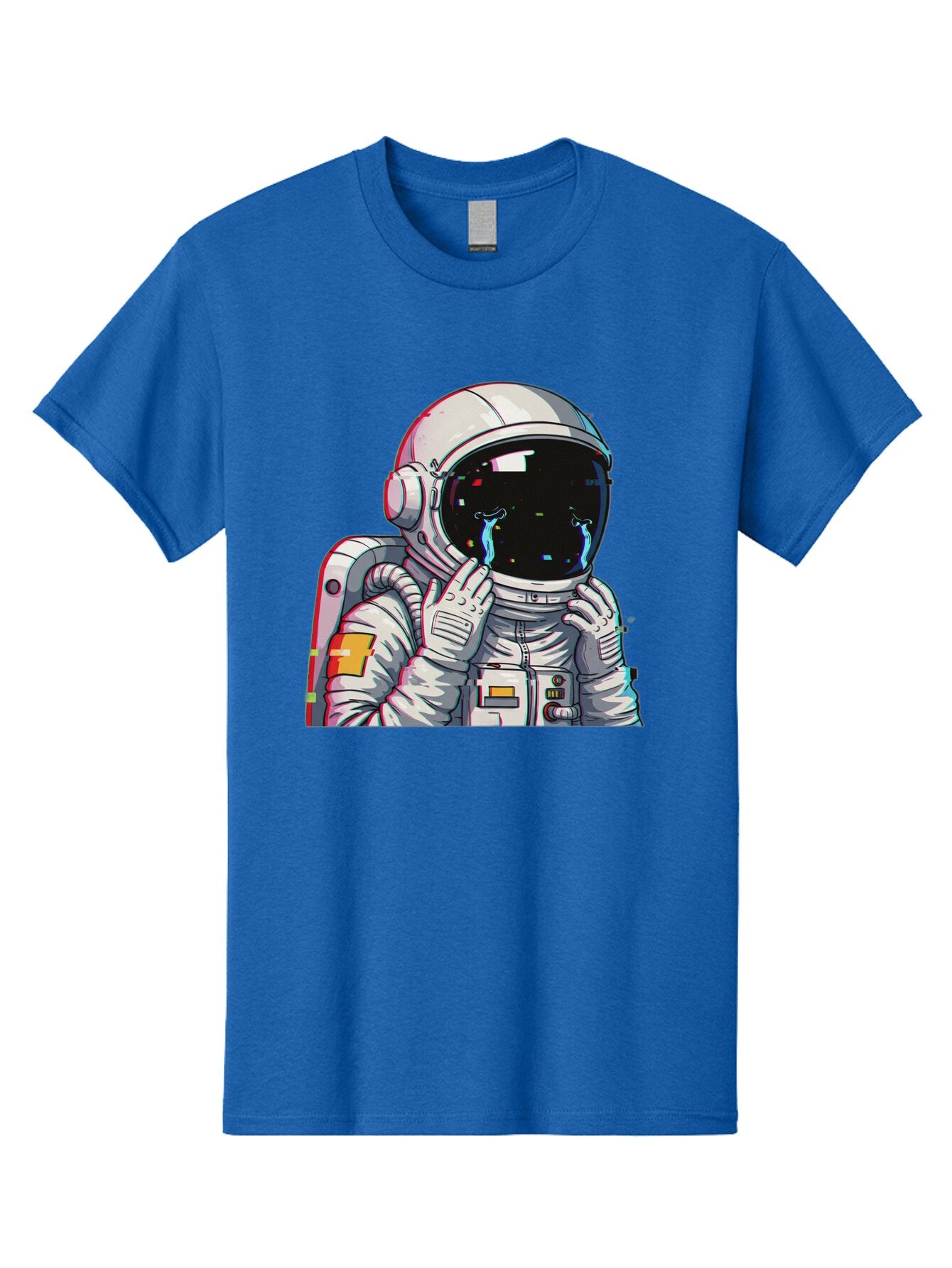 Glitching-Astronaut Men'S Graphic Tee, 100% Cotton, Comfortable Casual Summer Wear, Machine Washable, Vintage Camera, Old Camera, Antique Camera, Black Camera, Classic Photography, Photography Equipment, Nostalgic Device, Film Camera, Baq906 12