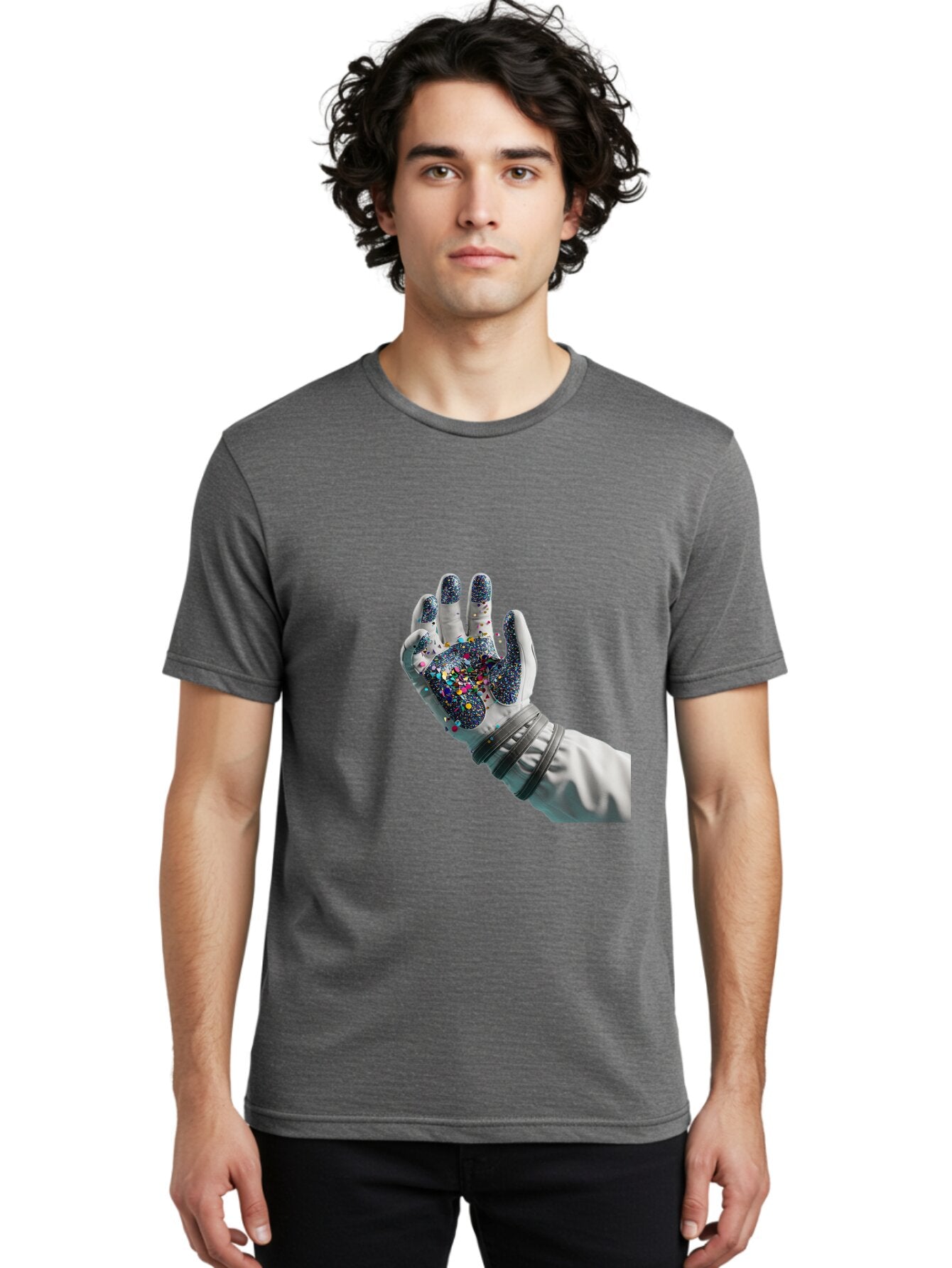 Glittery-Hand Men'S Graphic Tee, 100% Cotton, Comfortable Casual Summer Wear, Machine Washable, Vintage Camera, Old Camera, Antique Camera, Black Camera, Classic Photography, Photography Equipment, Nostalgic Device, Film Camera, Camera Art Baq907 17