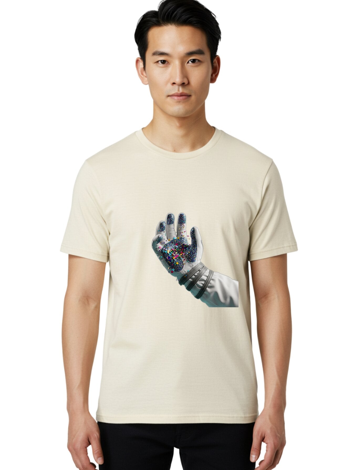 Glittery-Hand Men'S Graphic Tee, 100% Cotton, Comfortable Casual Summer Wear, Machine Washable, Vintage Camera, Old Camera, Antique Camera, Black Camera, Classic Photography, Photography Equipment, Nostalgic Device, Film Camera, Camera Art Baq907 16