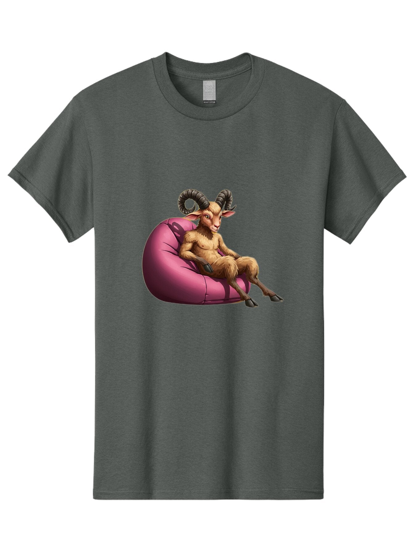 Goat-Person-On-Bean-Bag Men'S Graphic Tee, 100% Cotton, Comfortable Casual Summer Wear, Machine Washable, Vintage Camera, Old Camera, Antique Camera, Black Camera, Classic Photography, Photography Equipment, Nostalgic Device, Film Camera, Baq909 15