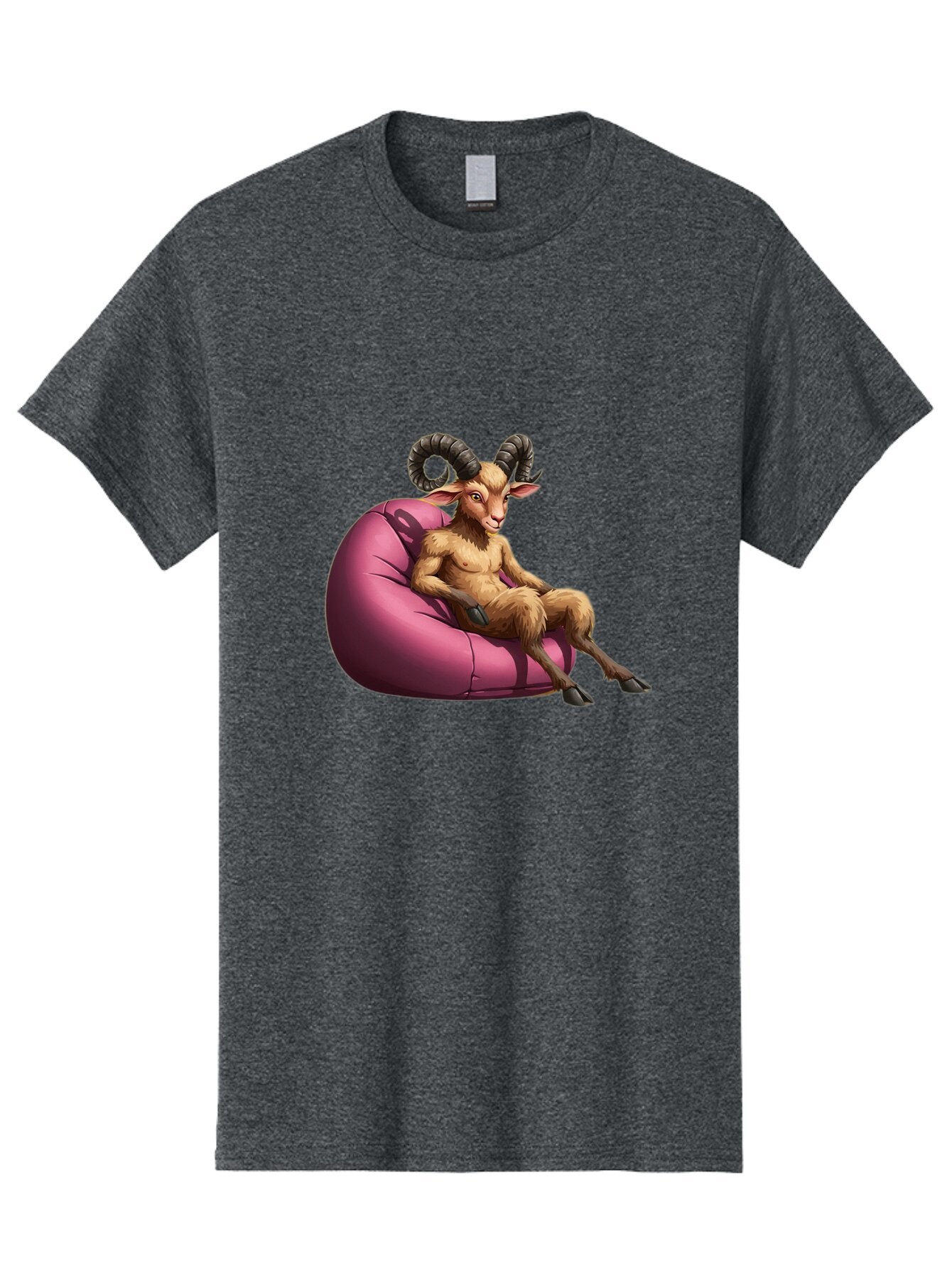 Goat-Person-On-Bean-Bag Men'S Graphic Tee, 100% Cotton, Comfortable Casual Summer Wear, Machine Washable, Vintage Camera, Old Camera, Antique Camera, Black Camera, Classic Photography, Photography Equipment, Nostalgic Device, Film Camera, Baq909 9