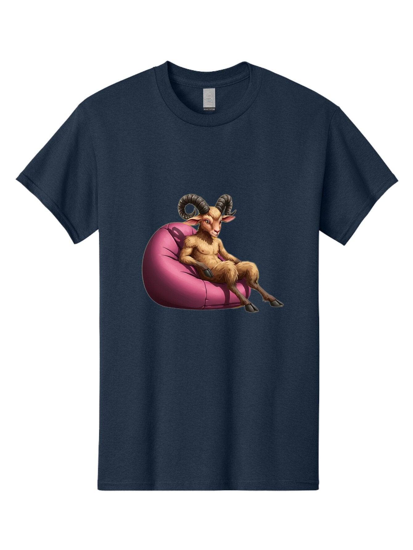 Goat-Person-On-Bean-Bag Men'S Graphic Tee, 100% Cotton, Comfortable Casual Summer Wear, Machine Washable, Vintage Camera, Old Camera, Antique Camera, Black Camera, Classic Photography, Photography Equipment, Nostalgic Device, Film Camera, Baq909 13