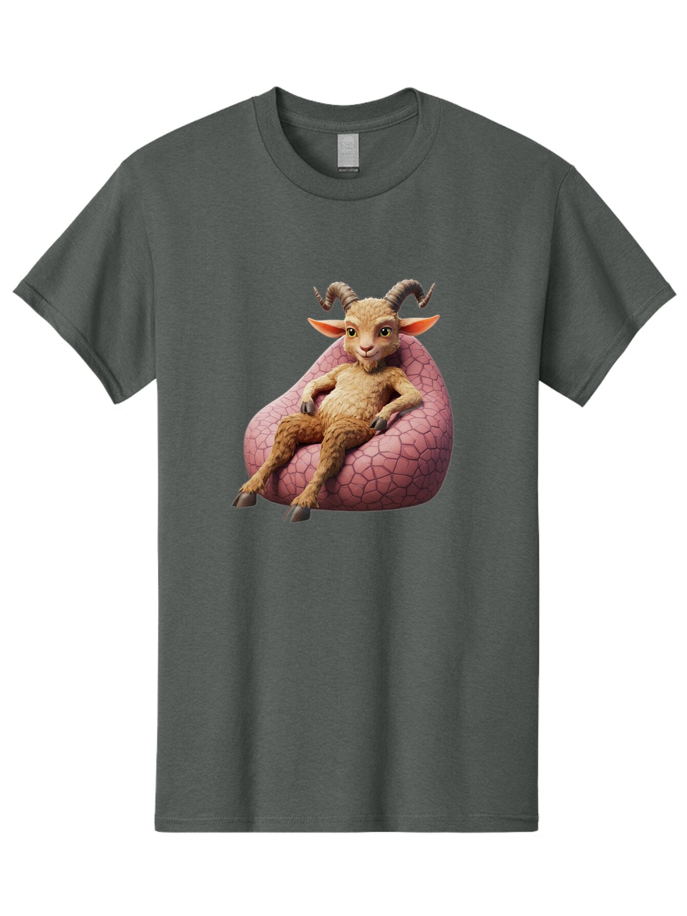 Goat-Relaxing-On-Bean-Bag Men'S Graphic Tee, 100% Cotton, Comfortable Casual Summer Wear, Machine Washable, Vintage Camera, Old Camera, Antique Camera, Black Camera, Classic Photography, Photography Equipment, Nostalgic Device, Film Camera, Baq910 8