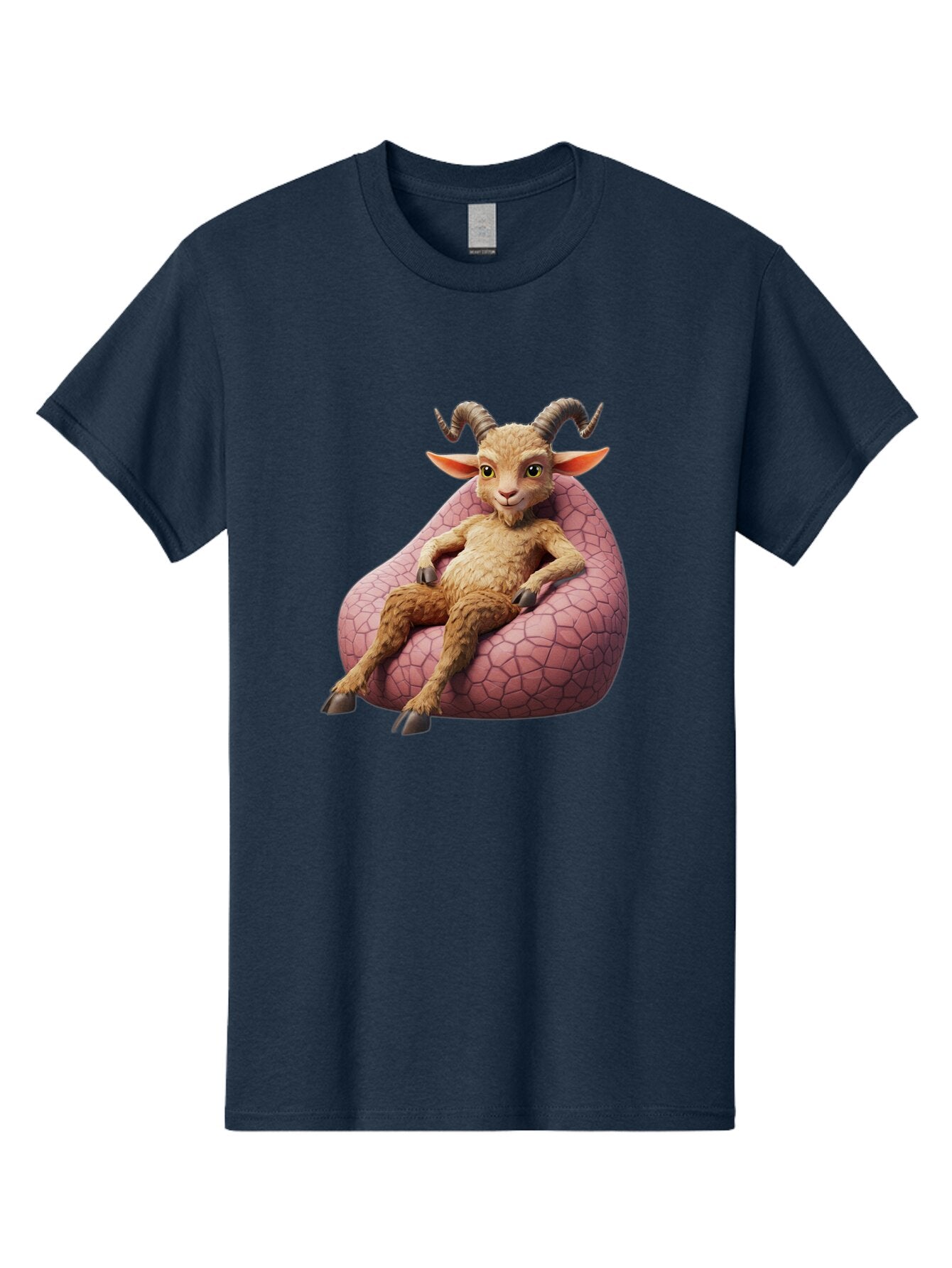 Goat-Relaxing-On-Bean-Bag Men'S Graphic Tee, 100% Cotton, Comfortable Casual Summer Wear, Machine Washable, Vintage Camera, Old Camera, Antique Camera, Black Camera, Classic Photography, Photography Equipment, Nostalgic Device, Film Camera, Baq910 4