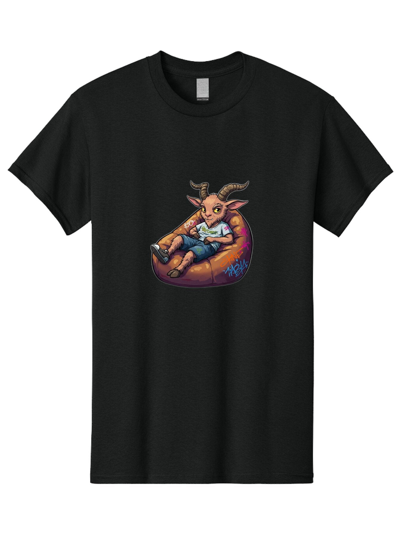 Goat Men'S Graphic Tee, 100% Cotton, Comfortable Casual Summer Wear, Machine Washable, Vintage Camera, Old Camera, Antique Camera, Black Camera, Classic Photography, Photography Equipment, Nostalgic Device, Film Camera, Camera Art Baq911 11