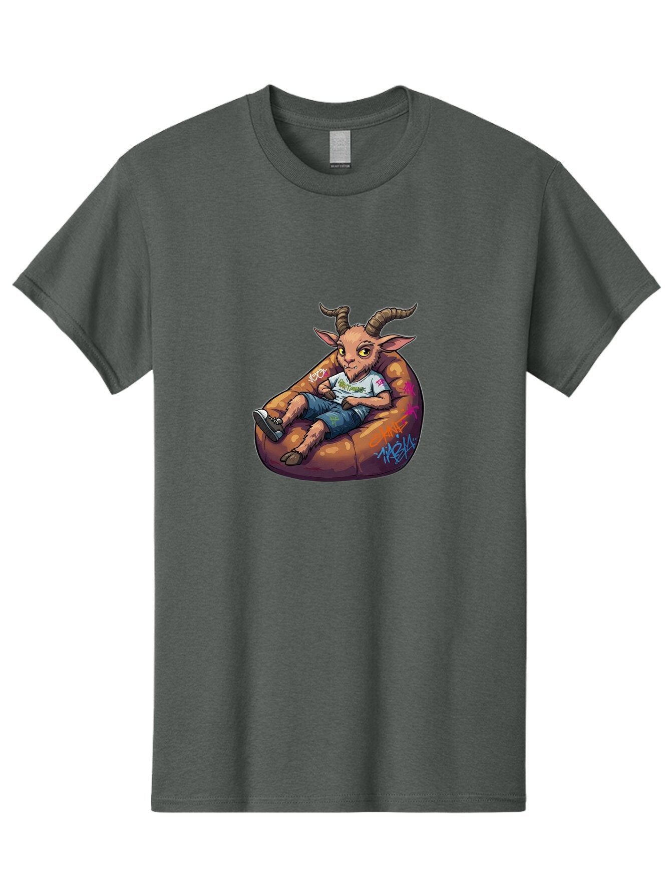 Goat Men'S Graphic Tee, 100% Cotton, Comfortable Casual Summer Wear, Machine Washable, Vintage Camera, Old Camera, Antique Camera, Black Camera, Classic Photography, Photography Equipment, Nostalgic Device, Film Camera, Camera Art Baq911 9