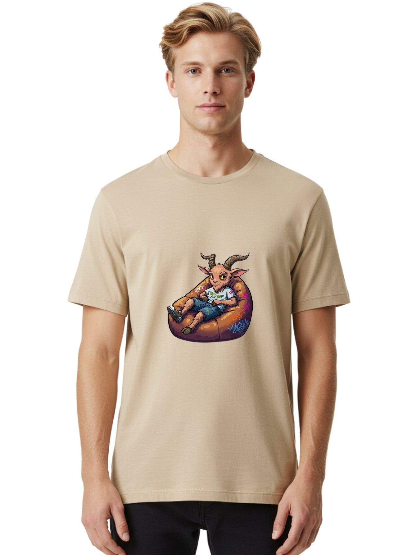 Goat Men'S Graphic Tee, 100% Cotton, Comfortable Casual Summer Wear, Machine Washable, Vintage Camera, Old Camera, Antique Camera, Black Camera, Classic Photography, Photography Equipment, Nostalgic Device, Film Camera, Camera Art Baq911 28