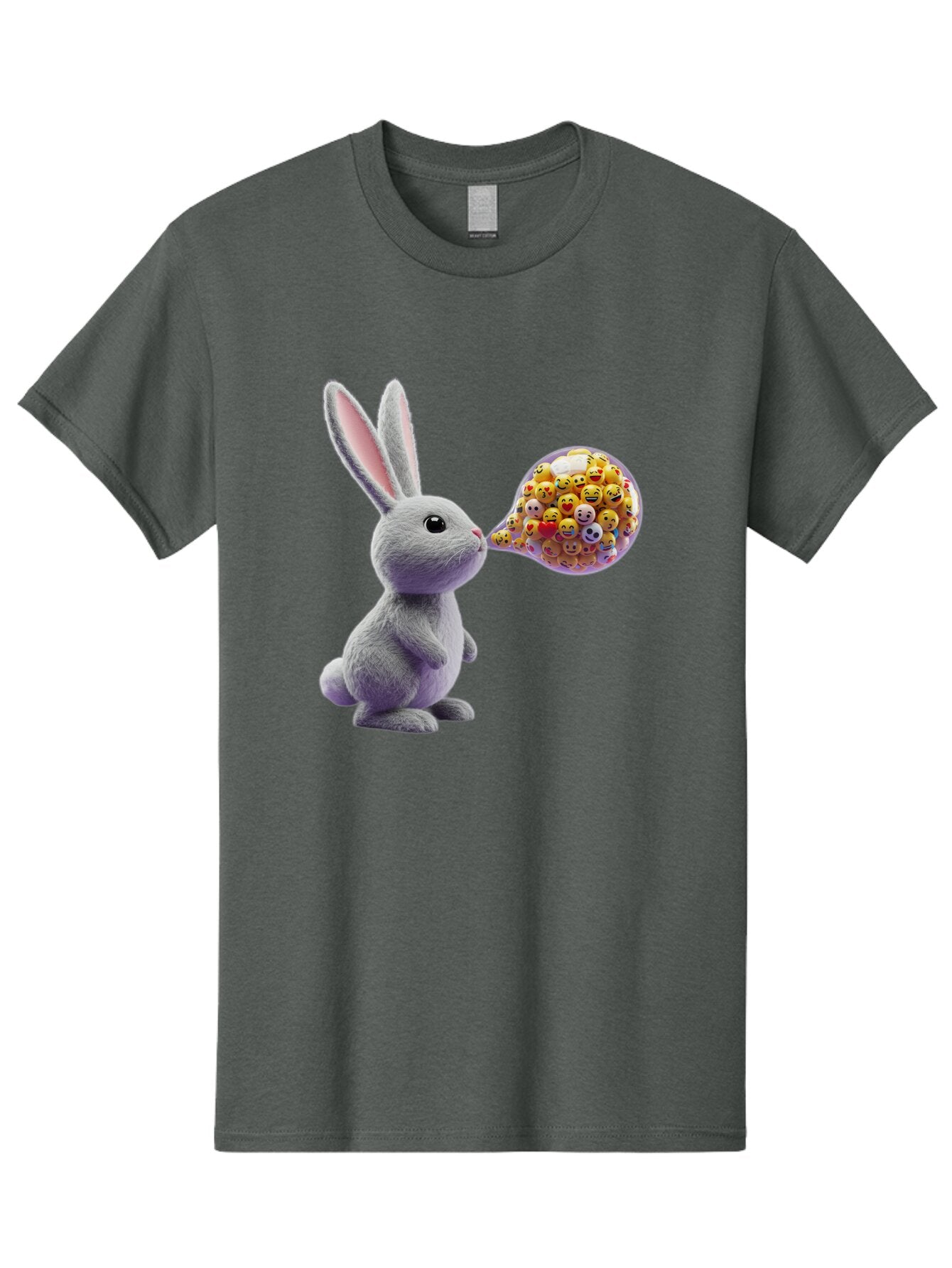 Gray-Bunny-Emoji-Cloud Men'S Graphic Tee, 100% Cotton, Comfortable Casual Summer Wear, Machine Washable, Vintage Camera, Old Camera, Antique Camera, Black Camera, Classic Photography, Photography Equipment, Nostalgic Device, Film Camera, Baq915 8