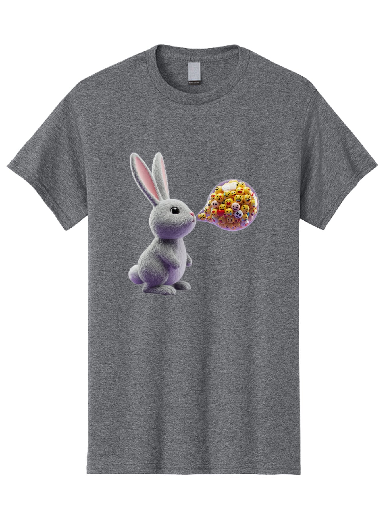 Gray-Bunny-Emoji-Cloud Men'S Graphic Tee, 100% Cotton, Comfortable Casual Summer Wear, Machine Washable, Vintage Camera, Old Camera, Antique Camera, Black Camera, Classic Photography, Photography Equipment, Nostalgic Device, Film Camera, Baq915 6