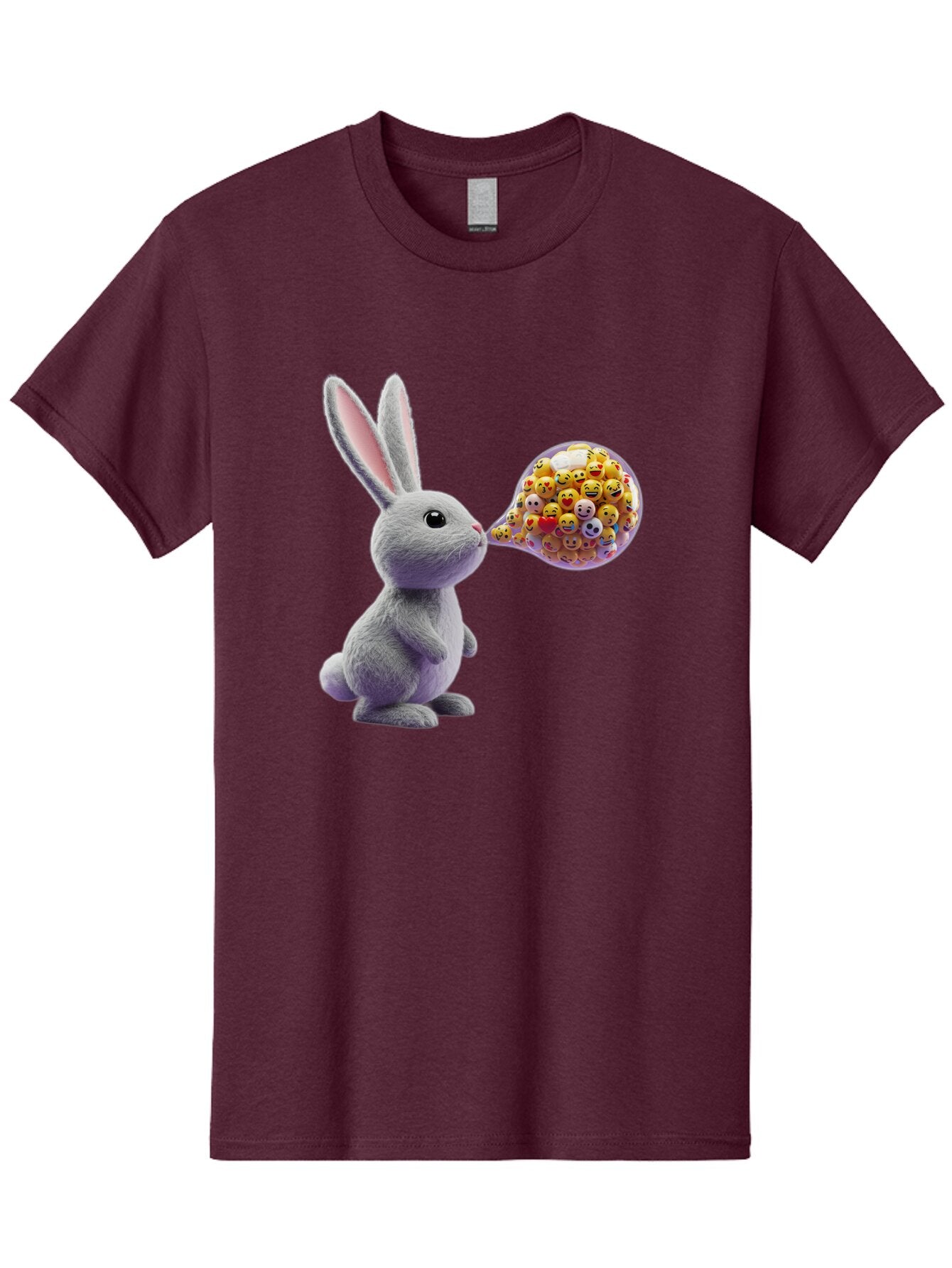 Gray-Bunny-Emoji-Cloud Men'S Graphic Tee, 100% Cotton, Comfortable Casual Summer Wear, Machine Washable, Vintage Camera, Old Camera, Antique Camera, Black Camera, Classic Photography, Photography Equipment, Nostalgic Device, Film Camera, Baq915 4