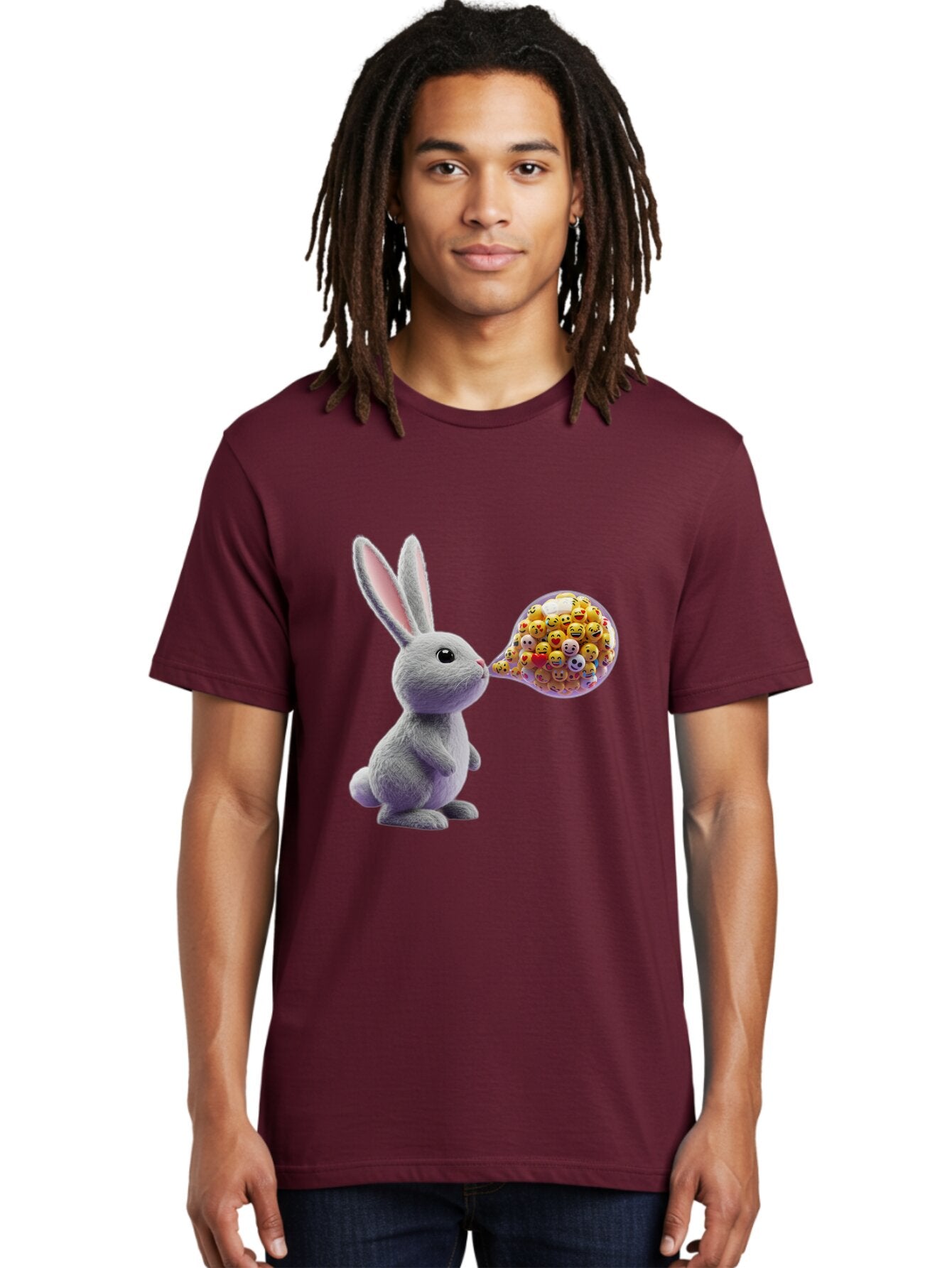 Gray-Bunny-Emoji-Cloud Men'S Graphic Tee, 100% Cotton, Comfortable Casual Summer Wear, Machine Washable, Vintage Camera, Old Camera, Antique Camera, Black Camera, Classic Photography, Photography Equipment, Nostalgic Device, Film Camera, Baq915 18