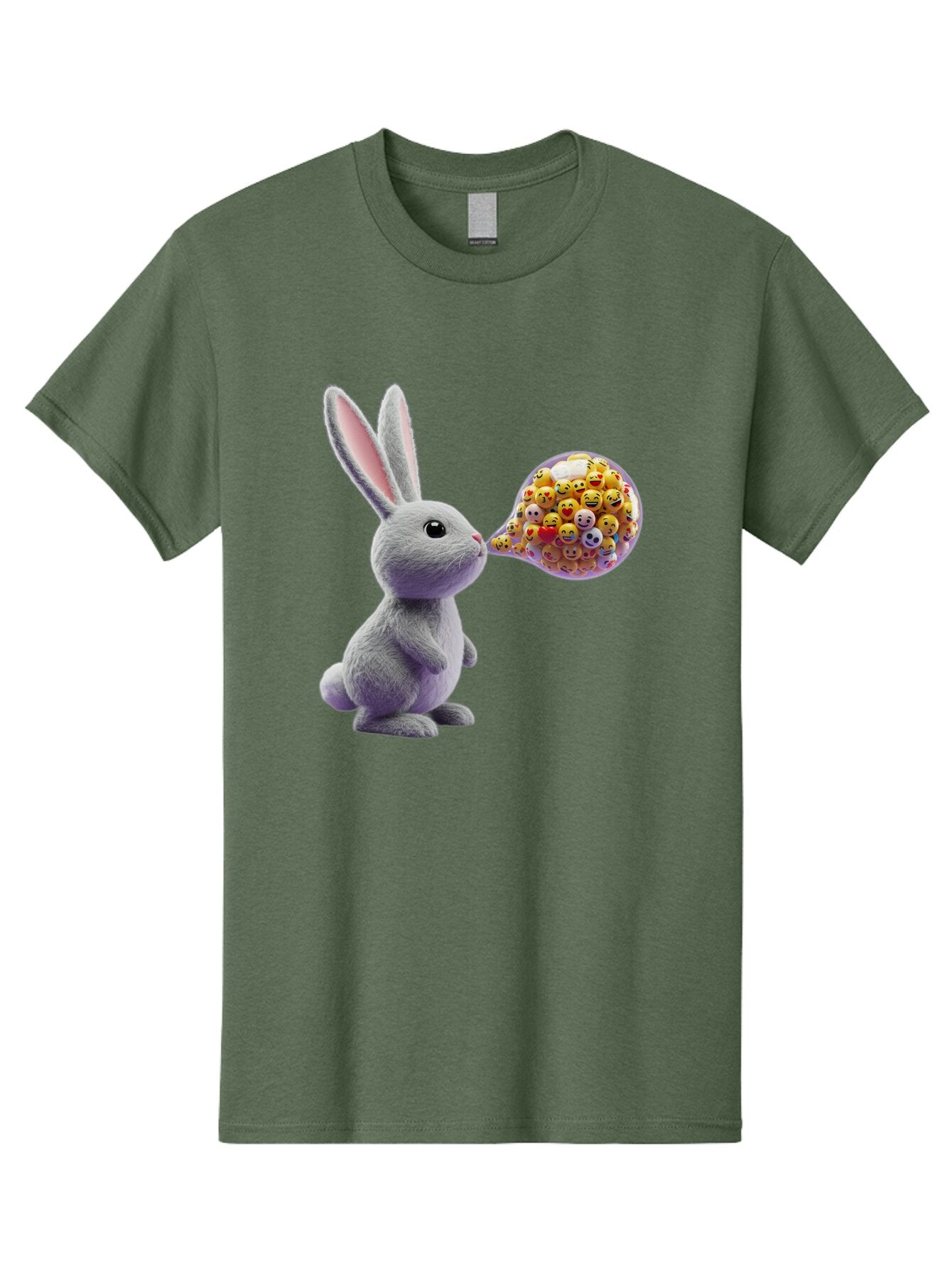 Gray-Bunny-Emoji-Cloud Men'S Graphic Tee, 100% Cotton, Comfortable Casual Summer Wear, Machine Washable, Vintage Camera, Old Camera, Antique Camera, Black Camera, Classic Photography, Photography Equipment, Nostalgic Device, Film Camera, Baq915 9