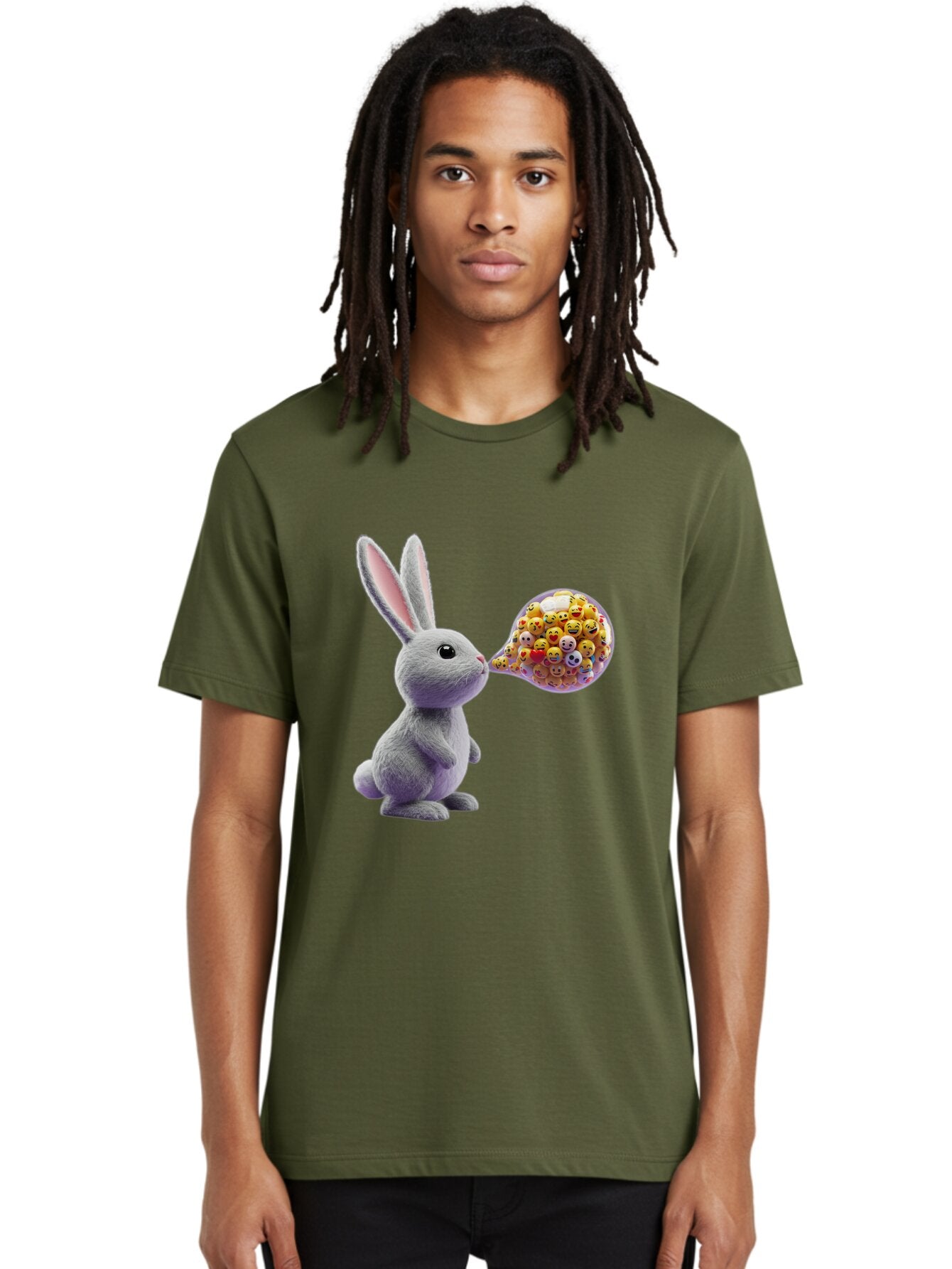 Gray-Bunny-Emoji-Cloud Men'S Graphic Tee, 100% Cotton, Comfortable Casual Summer Wear, Machine Washable, Vintage Camera, Old Camera, Antique Camera, Black Camera, Classic Photography, Photography Equipment, Nostalgic Device, Film Camera, Baq915 26